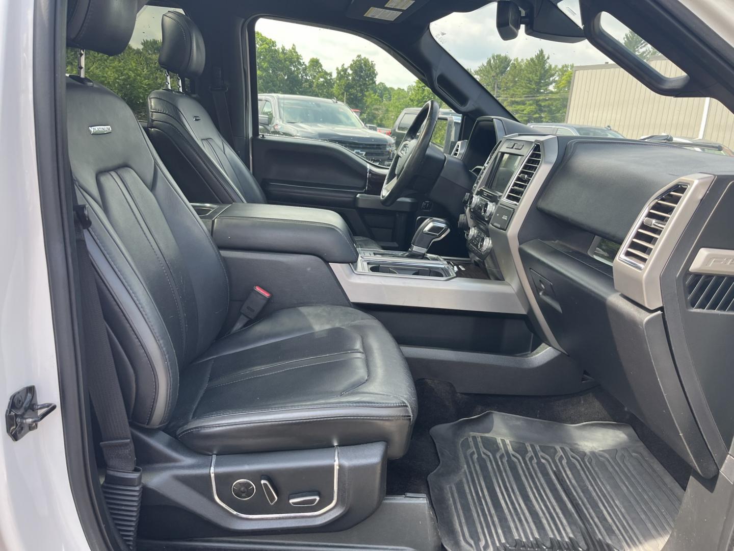 2016 White /Black Ford F-150 Platinum SuperCrew 5.5-ft. Bed 4WD (1FTEW1EG3GF) with an 3.5L V6 Twin Turbo engine, Automatic transmission, located at 11115 Chardon Rd. , Chardon, OH, 44024, (440) 214-9705, 41.580246, -81.241943 - 2016 Ford F-150 Platinum Crew Cab 4WD – Loaded Luxury Truck with Massive Towing and Fresh Timing Job! This 2016 Ford F-150 Platinum Crew Cab 4WD is a top-tier luxury truck that combines premium comfort with serious capability. Powered by the potent 3.5L Twin-Turbo EcoBoost V6 engine paired with a- Photo#38