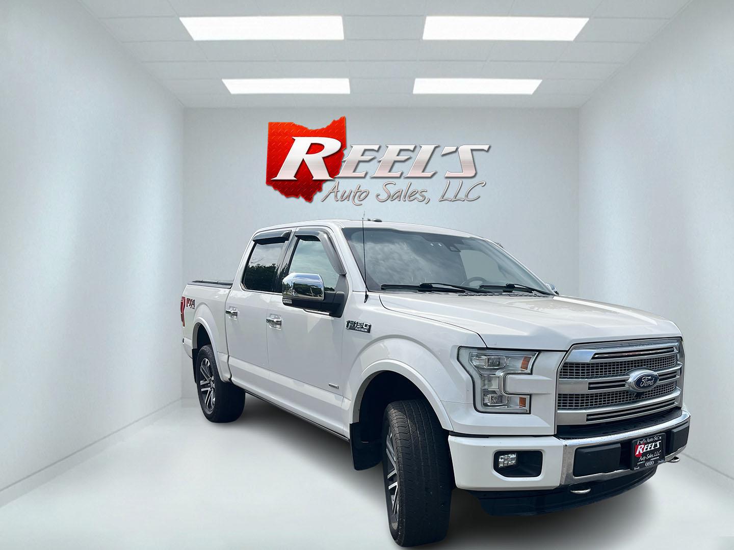 2016 White /Black Ford F-150 Platinum SuperCrew 5.5-ft. Bed 4WD (1FTEW1EG3GF) with an 3.5L V6 Twin Turbo engine, Automatic transmission, located at 11115 Chardon Rd. , Chardon, OH, 44024, (440) 214-9705, 41.580246, -81.241943 - 2016 Ford F-150 Platinum Crew Cab 4WD – Loaded Luxury Truck with Massive Towing and Fresh Timing Job! This 2016 Ford F-150 Platinum Crew Cab 4WD is a top-tier luxury truck that combines premium comfort with serious capability. Powered by the potent 3.5L Twin-Turbo EcoBoost V6 engine paired with a- Photo#2