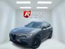 2021 Gray /Red Alfa Romeo Stelvio Ti Sport AWD (ZASPAKBN8M7) with an 2.0L I4 DOHC 16V Turbo engine, Automatic transmission, located at 11115 Chardon Rd. , Chardon, OH, 44024, (440) 214-9705, 41.580246, -81.241943 - 2021 Alfa Romeo Stelvio TI Sport AWD – Sporty Luxury SUV with Turbo Power and Premium Italian Refinement! This 2021 Alfa Romeo Stelvio TI Sport AWD is a dynamic and luxurious compact SUV that offers thrilling performance and upscale comfort. Powered by a responsive 2.0L Turbocharged I4 engine pro- Photo#0