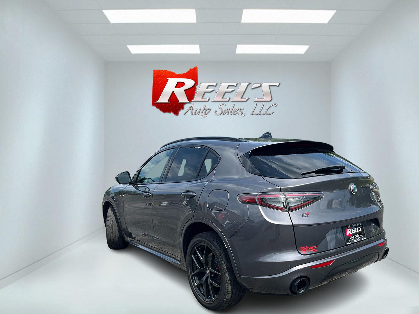2021 Gray /Red Alfa Romeo Stelvio Ti Sport AWD (ZASPAKBN8M7) with an 2.0L I4 DOHC 16V Turbo engine, Automatic transmission, located at 11115 Chardon Rd. , Chardon, OH, 44024, (440) 214-9705, 41.580246, -81.241943 - 2021 Alfa Romeo Stelvio TI Sport AWD – Sporty Luxury SUV with Turbo Power and Premium Italian Refinement! This 2021 Alfa Romeo Stelvio TI Sport AWD is a dynamic and luxurious compact SUV that offers thrilling performance and upscale comfort. Powered by a responsive 2.0L Turbocharged I4 engine pro- Photo#9