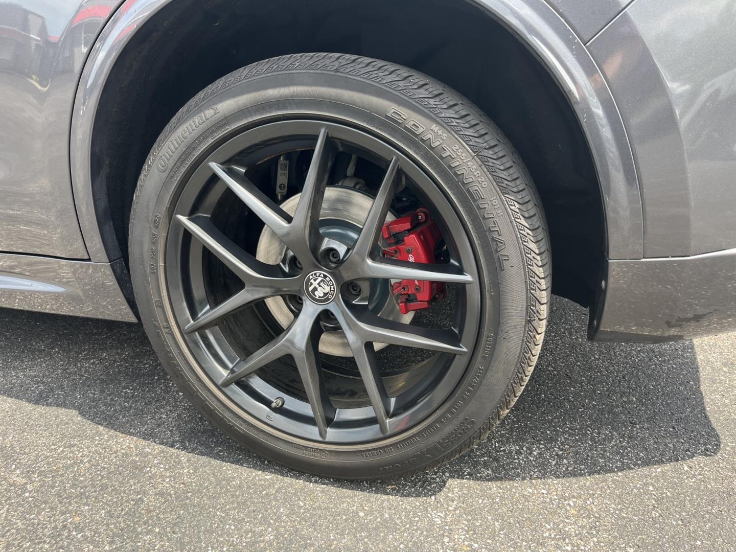 2021 Gray /Red Alfa Romeo Stelvio Ti Sport AWD (ZASPAKBN8M7) with an 2.0L I4 DOHC 16V Turbo engine, Automatic transmission, located at 11115 Chardon Rd. , Chardon, OH, 44024, (440) 214-9705, 41.580246, -81.241943 - 2021 Alfa Romeo Stelvio TI Sport AWD – Sporty Luxury SUV with Turbo Power and Premium Italian Refinement! This 2021 Alfa Romeo Stelvio TI Sport AWD is a dynamic and luxurious compact SUV that offers thrilling performance and upscale comfort. Powered by a responsive 2.0L Turbocharged I4 engine pro- Photo#10