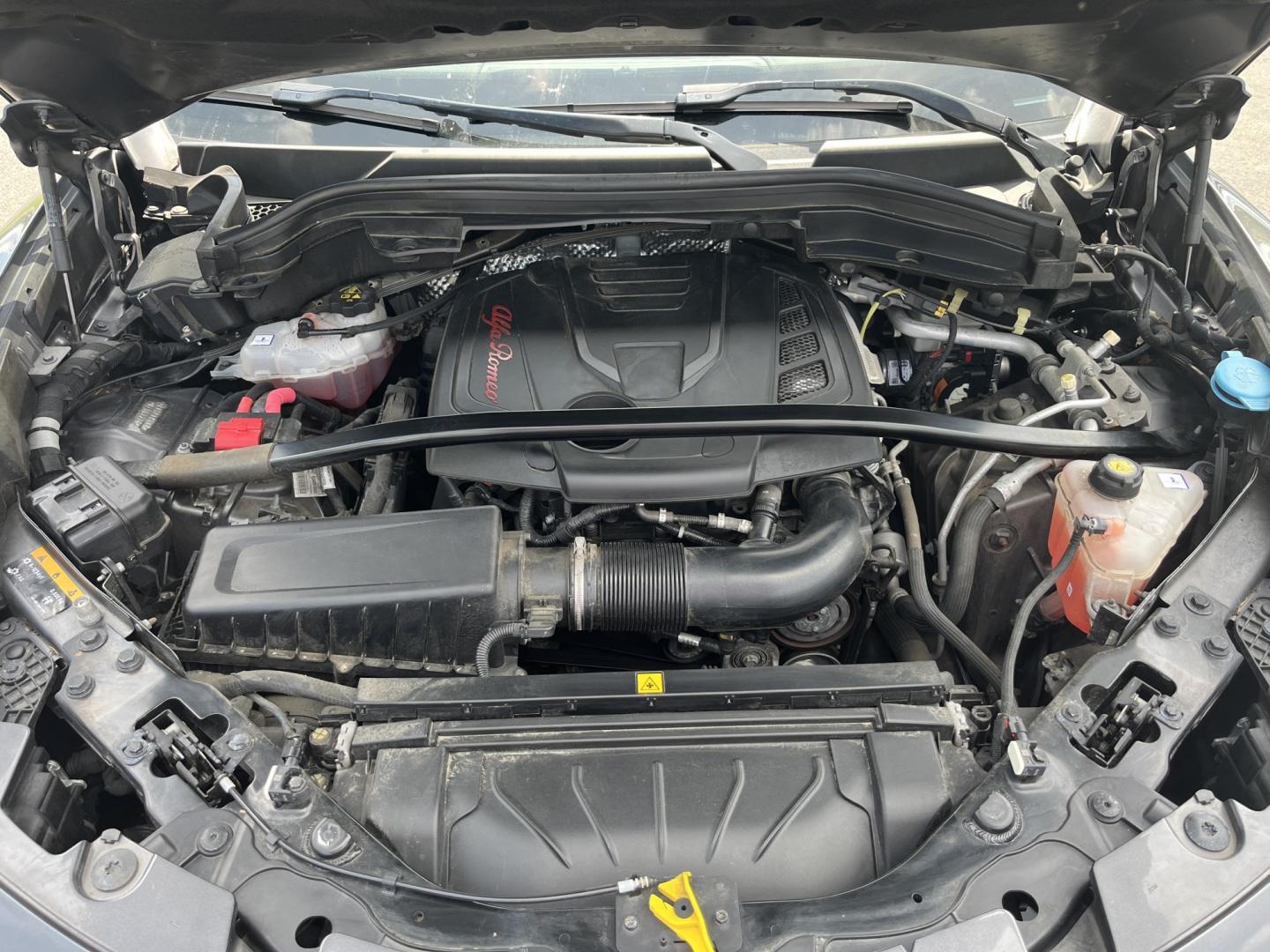 2021 Gray /Red Alfa Romeo Stelvio Ti Sport AWD (ZASPAKBN8M7) with an 2.0L I4 DOHC 16V Turbo engine, Automatic transmission, located at 11115 Chardon Rd. , Chardon, OH, 44024, (440) 214-9705, 41.580246, -81.241943 - 2021 Alfa Romeo Stelvio TI Sport AWD – Sporty Luxury SUV with Turbo Power and Premium Italian Refinement! This 2021 Alfa Romeo Stelvio TI Sport AWD is a dynamic and luxurious compact SUV that offers thrilling performance and upscale comfort. Powered by a responsive 2.0L Turbocharged I4 engine pro- Photo#13