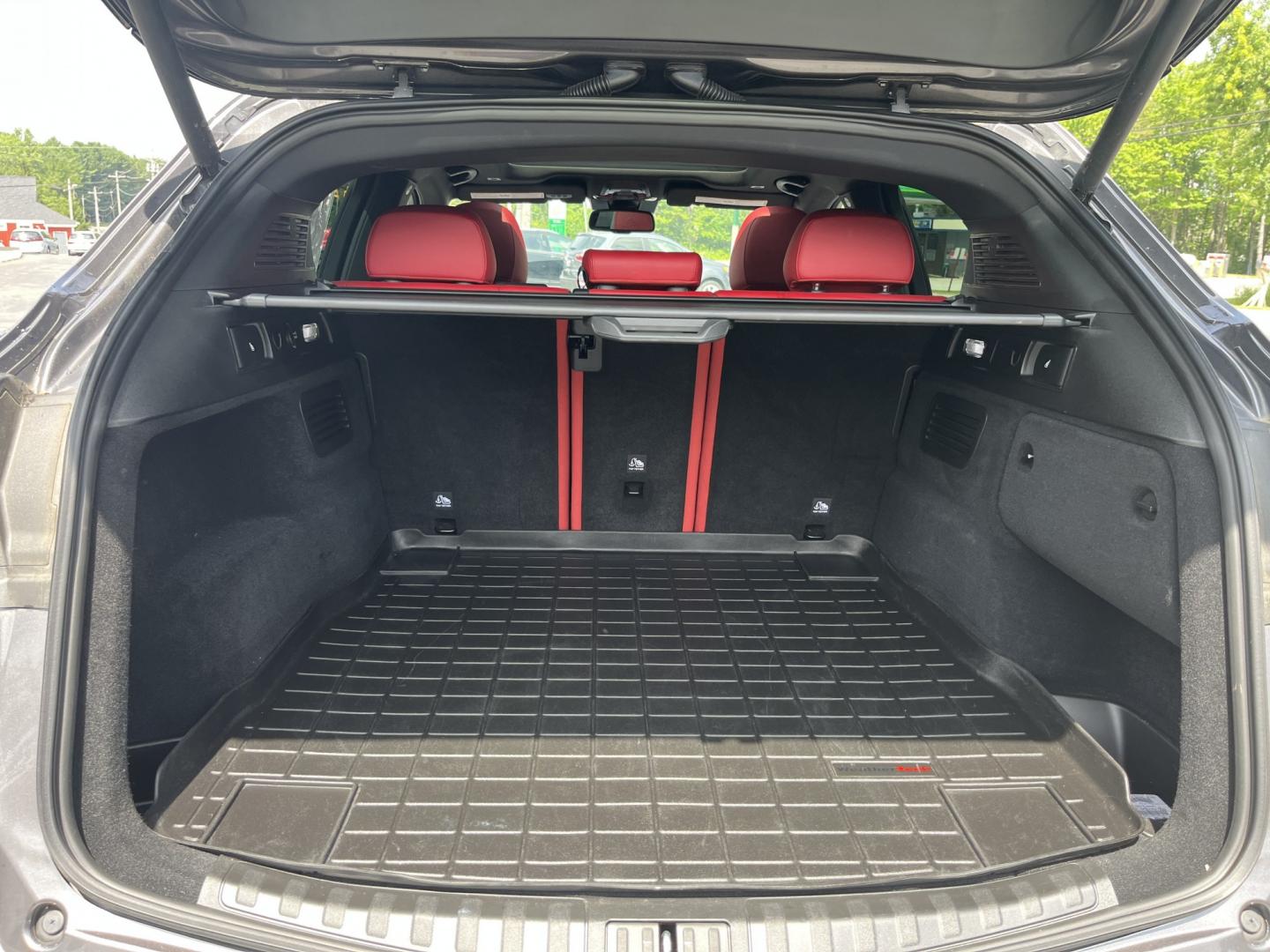 2021 Gray /Red Alfa Romeo Stelvio Ti Sport AWD (ZASPAKBN8M7) with an 2.0L I4 DOHC 16V Turbo engine, Automatic transmission, located at 11115 Chardon Rd. , Chardon, OH, 44024, (440) 214-9705, 41.580246, -81.241943 - 2021 Alfa Romeo Stelvio TI Sport AWD – Sporty Luxury SUV with Turbo Power and Premium Italian Refinement! This 2021 Alfa Romeo Stelvio TI Sport AWD is a dynamic and luxurious compact SUV that offers thrilling performance and upscale comfort. Powered by a responsive 2.0L Turbocharged I4 engine pro- Photo#14