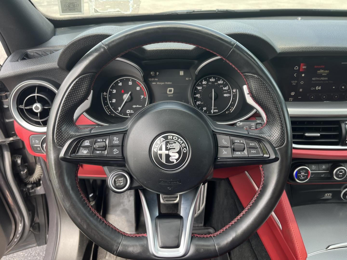 2021 Gray /Red Alfa Romeo Stelvio Ti Sport AWD (ZASPAKBN8M7) with an 2.0L I4 DOHC 16V Turbo engine, Automatic transmission, located at 11115 Chardon Rd. , Chardon, OH, 44024, (440) 214-9705, 41.580246, -81.241943 - 2021 Alfa Romeo Stelvio TI Sport AWD – Sporty Luxury SUV with Turbo Power and Premium Italian Refinement! This 2021 Alfa Romeo Stelvio TI Sport AWD is a dynamic and luxurious compact SUV that offers thrilling performance and upscale comfort. Powered by a responsive 2.0L Turbocharged I4 engine pro- Photo#19