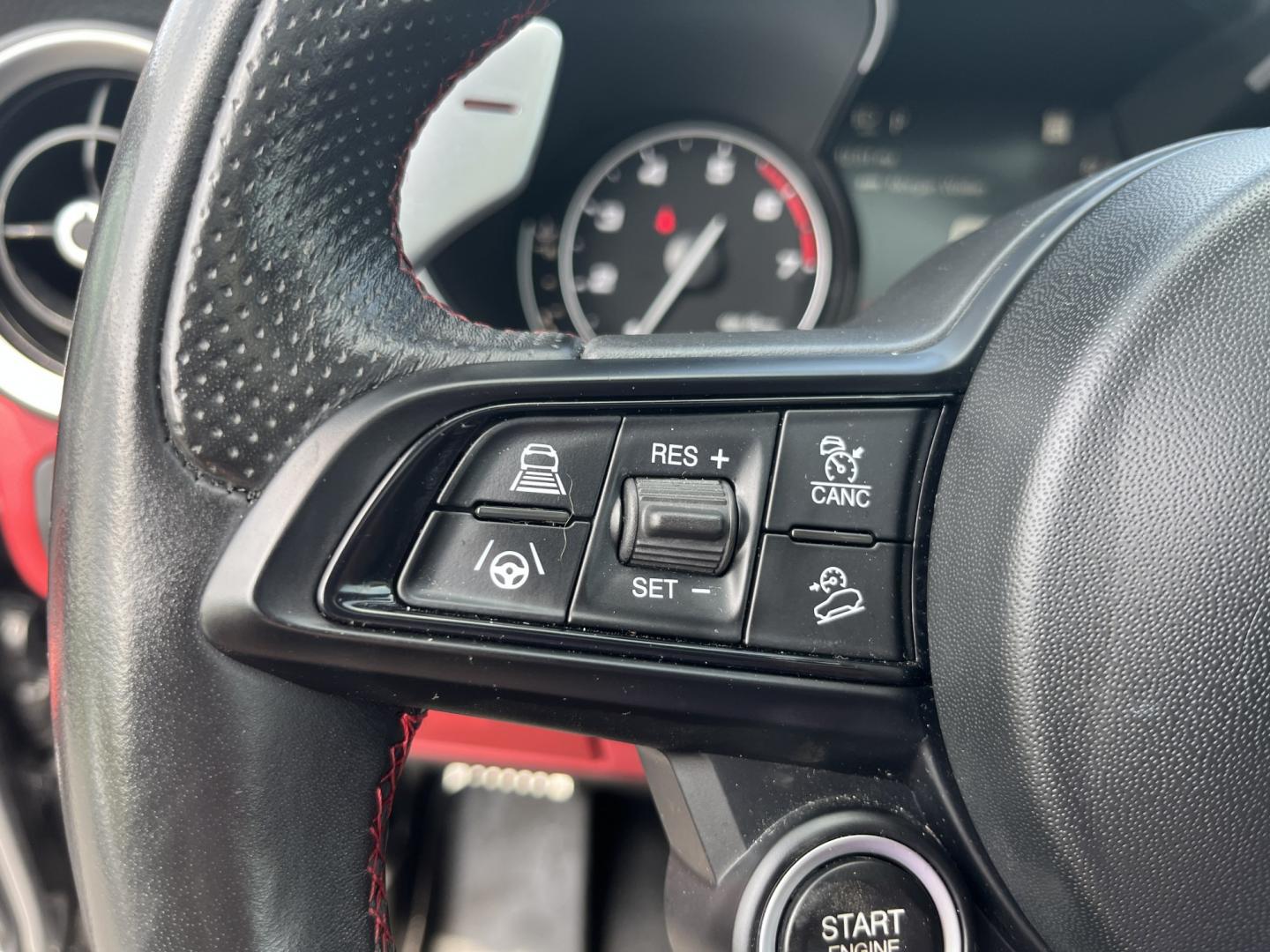 2021 Gray /Red Alfa Romeo Stelvio Ti Sport AWD (ZASPAKBN8M7) with an 2.0L I4 DOHC 16V Turbo engine, Automatic transmission, located at 11115 Chardon Rd. , Chardon, OH, 44024, (440) 214-9705, 41.580246, -81.241943 - 2021 Alfa Romeo Stelvio TI Sport AWD – Sporty Luxury SUV with Turbo Power and Premium Italian Refinement! This 2021 Alfa Romeo Stelvio TI Sport AWD is a dynamic and luxurious compact SUV that offers thrilling performance and upscale comfort. Powered by a responsive 2.0L Turbocharged I4 engine pro- Photo#20