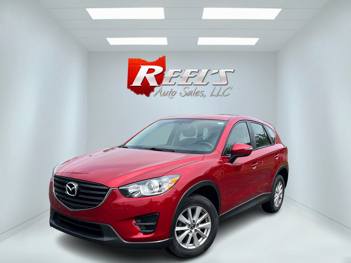 2016 Red /Black Mazda CX-5 Sport AWD (JM3KE4BY8G0) with an 2.5L I4 DOHC 16V engine, Automatic transmission, located at 11115 Chardon Rd. , Chardon, OH, 44024, (440) 214-9705, 41.580246, -81.241943 - 2016 Mazda CX-5 Sport AWD – Efficient Compact SUV with Sporty Handling and Soul Red Style! This 2016 Mazda CX-5 Sport AWD is a fun-to-drive and fuel-efficient compact crossover that offers engaging performance and everyday practicality. Powered by a smooth 2.5L I4 engine paired with a responsive- Photo#0
