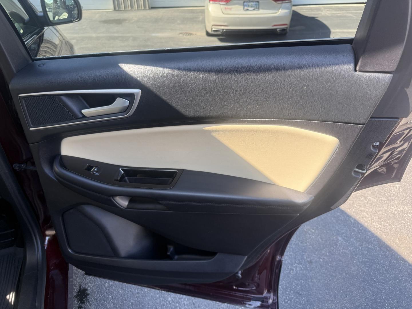 2018 Red /Tan Ford Edge SEL AWD (2FMPK4J98JB) with an 2.0L I4 DOHC 16V Turbo engine, Automatic transmission, located at 547 E. Main St., Orwell, OH, 44076, (440) 437-5893, 41.535435, -80.847855 - 2018 Ford Edge SEL AWD – Premium Midsize SUV with Turbo Efficiency and Modern Features! This 2018 Ford Edge SEL AWD is a stylish and versatile midsize SUV that offers a smooth ride, upscale comfort, and capable all-weather performance. Powered by a responsive 2.0L I4 engine paired with a smooth 6- Photo#43