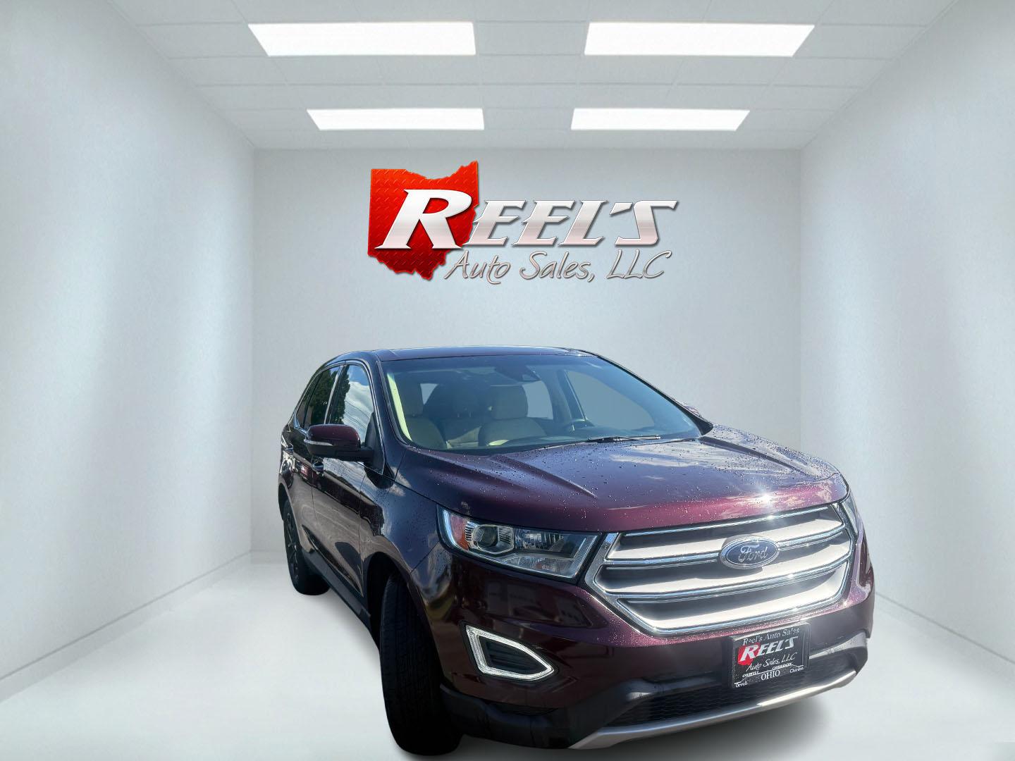 2018 Red /Tan Ford Edge SEL AWD (2FMPK4J98JB) with an 2.0L I4 DOHC 16V Turbo engine, Automatic transmission, located at 547 E. Main St., Orwell, OH, 44076, (440) 437-5893, 41.535435, -80.847855 - 2018 Ford Edge SEL AWD – Premium Midsize SUV with Turbo Efficiency and Modern Features! This 2018 Ford Edge SEL AWD is a stylish and versatile midsize SUV that offers a smooth ride, upscale comfort, and capable all-weather performance. Powered by a responsive 2.0L I4 engine paired with a smooth 6- Photo#2