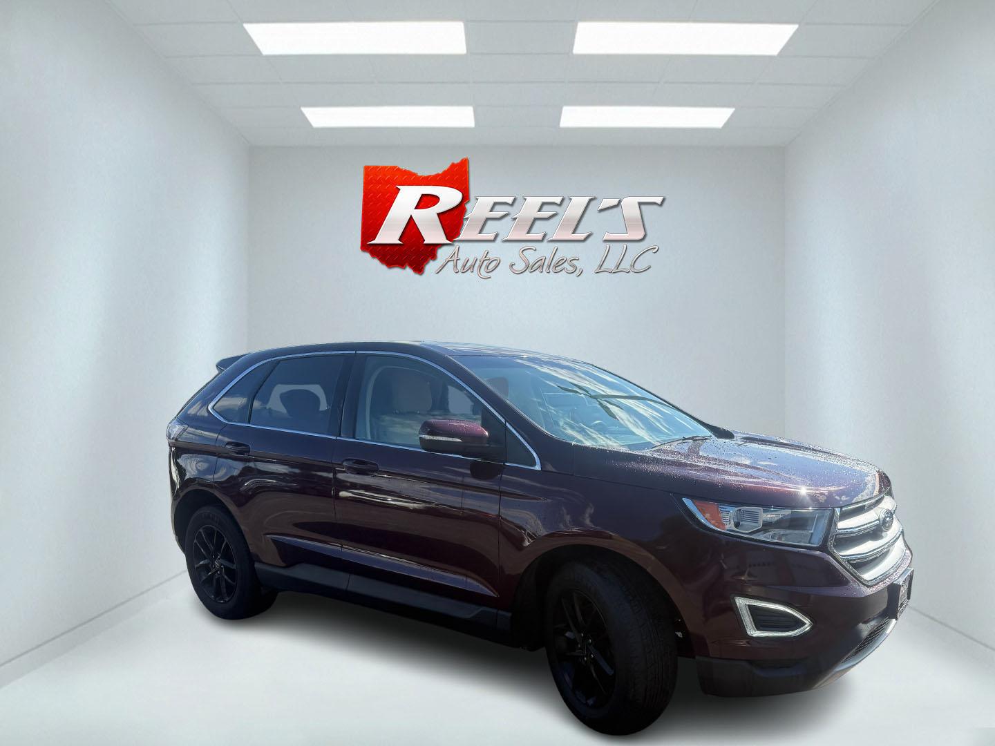 2018 Red /Tan Ford Edge SEL AWD (2FMPK4J98JB) with an 2.0L I4 DOHC 16V Turbo engine, Automatic transmission, located at 547 E. Main St., Orwell, OH, 44076, (440) 437-5893, 41.535435, -80.847855 - 2018 Ford Edge SEL AWD – Premium Midsize SUV with Turbo Efficiency and Modern Features! This 2018 Ford Edge SEL AWD is a stylish and versatile midsize SUV that offers a smooth ride, upscale comfort, and capable all-weather performance. Powered by a responsive 2.0L I4 engine paired with a smooth 6- Photo#3