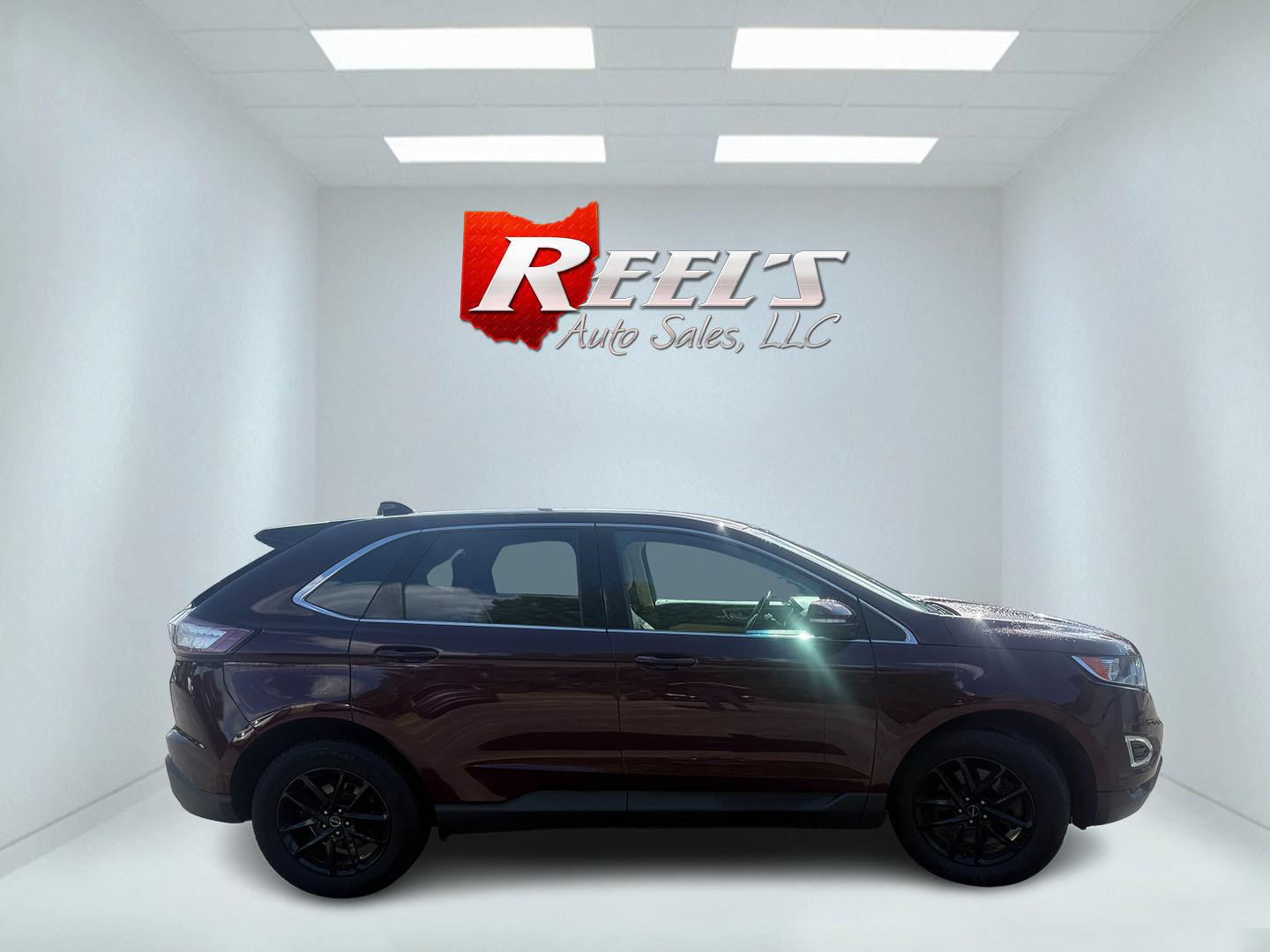 2018 Red /Tan Ford Edge SEL AWD (2FMPK4J98JB) with an 2.0L I4 DOHC 16V Turbo engine, Automatic transmission, located at 547 E. Main St., Orwell, OH, 44076, (440) 437-5893, 41.535435, -80.847855 - 2018 Ford Edge SEL AWD – Premium Midsize SUV with Turbo Efficiency and Modern Features! This 2018 Ford Edge SEL AWD is a stylish and versatile midsize SUV that offers a smooth ride, upscale comfort, and capable all-weather performance. Powered by a responsive 2.0L I4 engine paired with a smooth 6- Photo#27