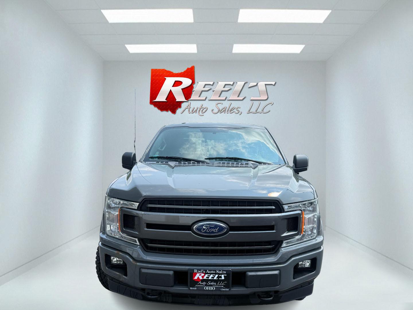 2018 Gray /Black Ford F-150 XLT SuperCrew 5.5-ft. Bed 4WD (1FTEW1EP4JF) with an 2.7L V6 DOHC 24V TWIN TURBO engine, Automatic transmission, located at 547 E. Main St., Orwell, OH, 44076, (440) 437-5893, 41.535435, -80.847855 - 2018 Ford F-150 XLT Crew Cab 4WD – Sporty Twin-Turbo Power with Fresh All-Terrain Tires and Modern Tech! This 2018 Ford F-150 XLT Crew Cab 4WD is a sharp, well-equipped full-size truck that offers strong performance and practical features. Powered by a responsive 2.7L Twin-Turbo EcoBoost V6 engin- Photo#1