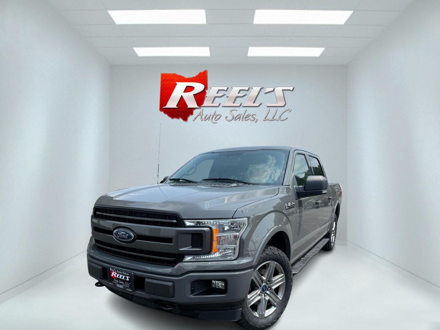 2018 Gray /Black Ford F-150 XLT SuperCrew 5.5-ft. Bed 4WD (1FTEW1EP4JF) with an 2.7L V6 DOHC 24V TWIN TURBO engine, Automatic transmission, located at 547 E. Main St., Orwell, OH, 44076, (440) 437-5893, 41.535435, -80.847855 - 2018 Ford F-150 XLT Crew Cab 4WD – Sporty Twin-Turbo Power with Fresh All-Terrain Tires and Modern Tech! This 2018 Ford F-150 XLT Crew Cab 4WD is a sharp, well-equipped full-size truck that offers strong performance and practical features. Powered by a responsive 2.7L Twin-Turbo EcoBoost V6 engin- Photo#0