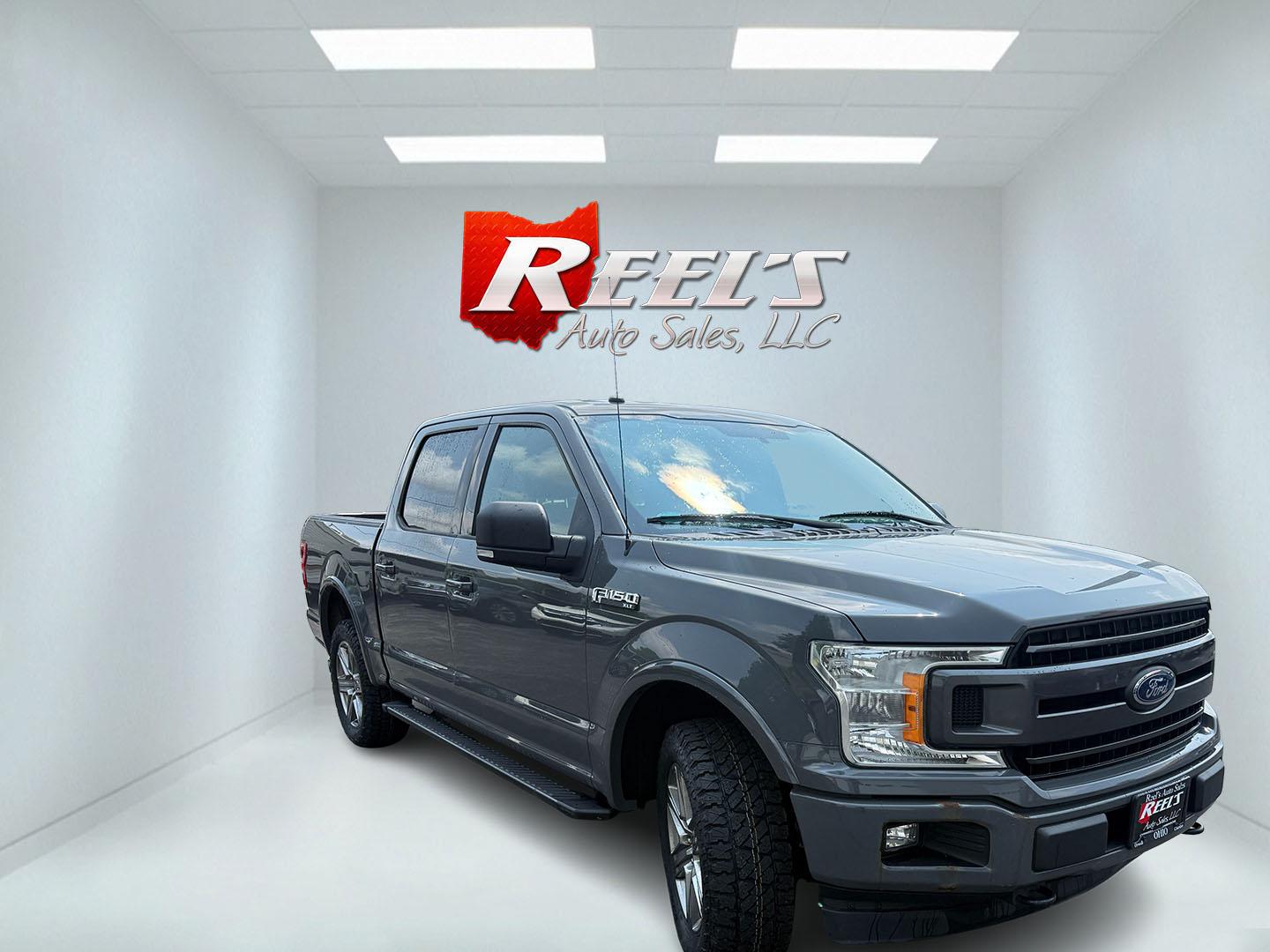 2018 Gray /Black Ford F-150 XLT SuperCrew 5.5-ft. Bed 4WD (1FTEW1EP4JF) with an 2.7L V6 DOHC 24V TWIN TURBO engine, Automatic transmission, located at 547 E. Main St., Orwell, OH, 44076, (440) 437-5893, 41.535435, -80.847855 - 2018 Ford F-150 XLT Crew Cab 4WD – Sporty Twin-Turbo Power with Fresh All-Terrain Tires and Modern Tech! This 2018 Ford F-150 XLT Crew Cab 4WD is a sharp, well-equipped full-size truck that offers strong performance and practical features. Powered by a responsive 2.7L Twin-Turbo EcoBoost V6 engin- Photo#2