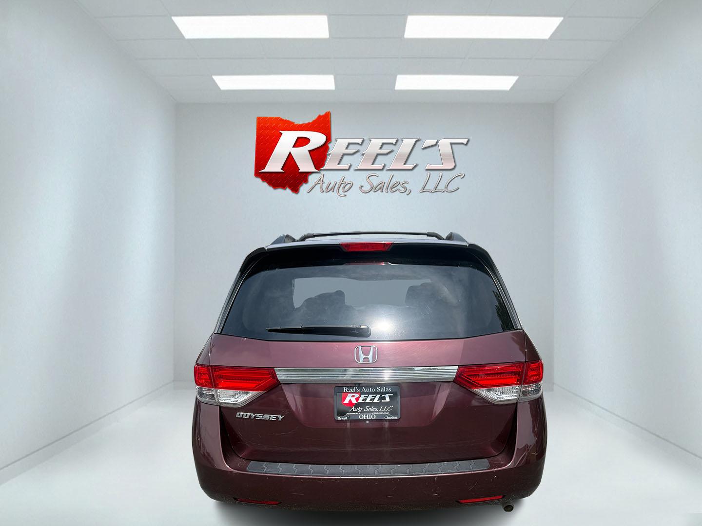 2014 Red /Tan Honda Odyssey LX (5FNRL5H28EB) with an 3.5L V6 SOHC 24V engine, Automatic transmission, located at 547 E. Main St., Orwell, OH, 44076, (440) 437-5893, 41.535435, -80.847855 - 2014 Honda Odyssey LX – Spacious Family Minivan with Fresh Tires and Reliable V6 Power! This 2014 Honda Odyssey LX is a practical and family-friendly minivan that offers generous space and dependable performance. Powered by a smooth 3.5L V6 engine paired with a responsive 6-speed automatic transm- Photo#26