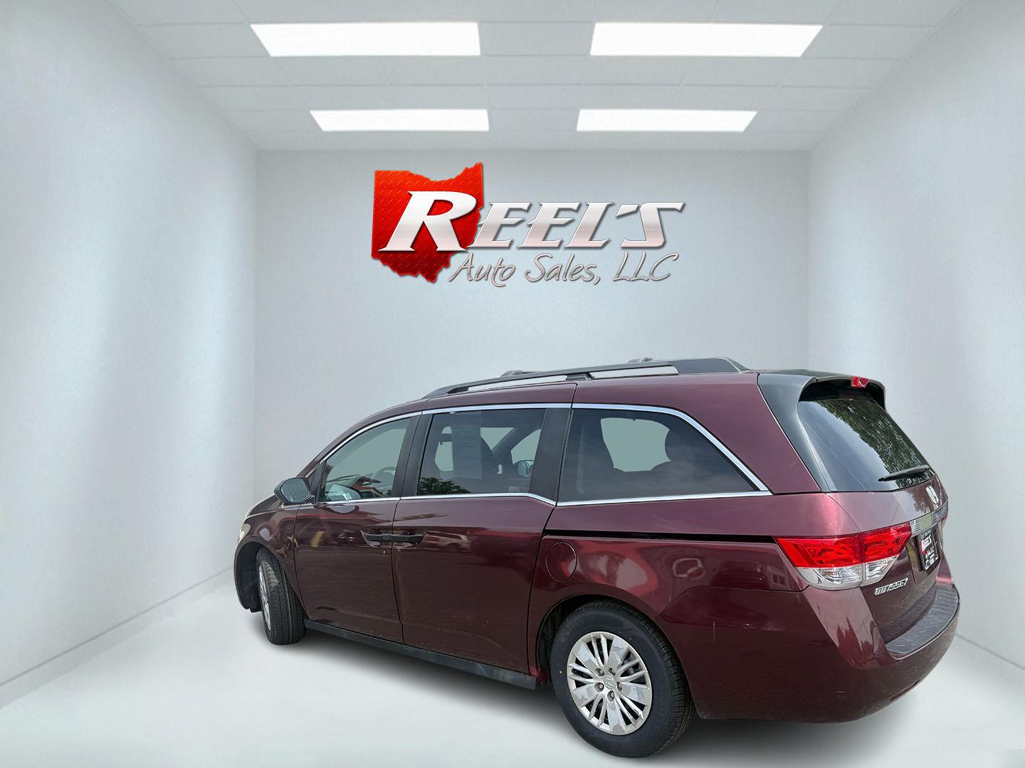 2014 Red /Tan Honda Odyssey LX (5FNRL5H28EB) with an 3.5L V6 SOHC 24V engine, Automatic transmission, located at 547 E. Main St., Orwell, OH, 44076, (440) 437-5893, 41.535435, -80.847855 - 2014 Honda Odyssey LX – Spacious Family Minivan with Fresh Tires and Reliable V6 Power! This 2014 Honda Odyssey LX is a practical and family-friendly minivan that offers generous space and dependable performance. Powered by a smooth 3.5L V6 engine paired with a responsive 6-speed automatic transm- Photo#28
