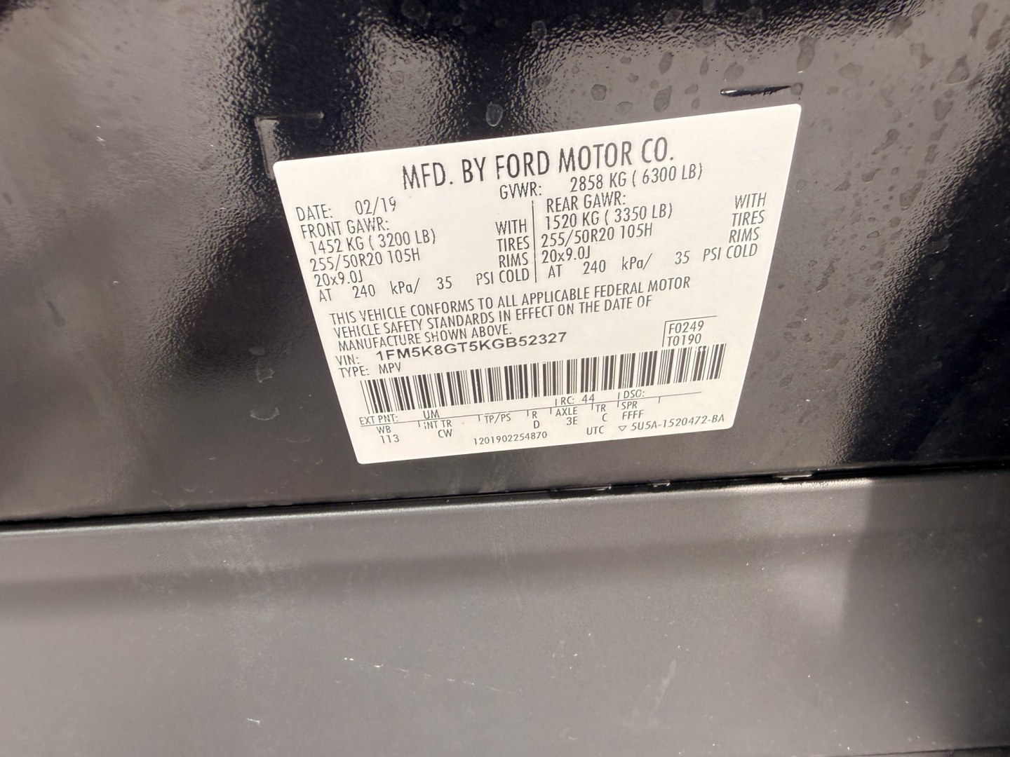 2019 Black /Black Ford Explorer Sport 4WD (1FM5K8GT5KG) with an 3.5L V6 DOHC 24V TWIN TURBO engine, Automatic transmission, located at 547 E. Main St., Orwell, OH, 44076, (440) 437-5893, 41.535435, -80.847855 - 2019 Ford Explorer Sport 4WD – Performance-Oriented 3-Row SUV with Twin-Turbo Power and Premium Features! This 2019 Ford Explorer Sport 4WD is a sporty and capable 3-row SUV that offers strong performance and upscale comfort. Powered by a potent 3.5L Twin-Turbo EcoBoost V6 engine paired with a sm- Photo#40