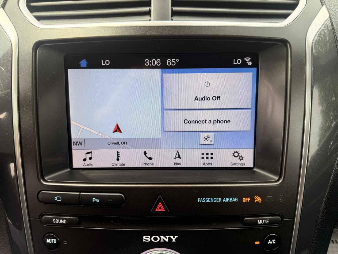 2019 Black /Black Ford Explorer Sport 4WD (1FM5K8GT5KG) with an 3.5L V6 DOHC 24V TWIN TURBO engine, Automatic transmission, located at 547 E. Main St., Orwell, OH, 44076, (440) 437-5893, 41.535435, -80.847855 - 2019 Ford Explorer Sport 4WD – Performance-Oriented 3-Row SUV with Twin-Turbo Power and Premium Features! This 2019 Ford Explorer Sport 4WD is a sporty and capable 3-row SUV that offers strong performance and upscale comfort. Powered by a potent 3.5L Twin-Turbo EcoBoost V6 engine paired with a sm- Photo#13