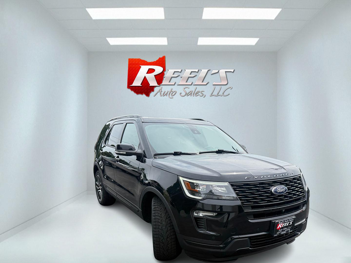 2019 Black /Black Ford Explorer Sport 4WD (1FM5K8GT5KG) with an 3.5L V6 DOHC 24V TWIN TURBO engine, Automatic transmission, located at 547 E. Main St., Orwell, OH, 44076, (440) 437-5893, 41.535435, -80.847855 - 2019 Ford Explorer Sport 4WD – Performance-Oriented 3-Row SUV with Twin-Turbo Power and Premium Features! This 2019 Ford Explorer Sport 4WD is a sporty and capable 3-row SUV that offers strong performance and upscale comfort. Powered by a potent 3.5L Twin-Turbo EcoBoost V6 engine paired with a sm- Photo#2