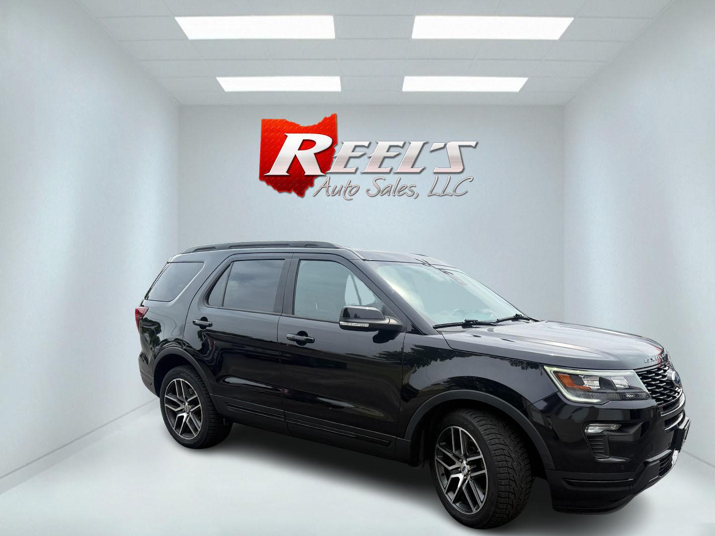 2019 Black /Black Ford Explorer Sport 4WD (1FM5K8GT5KG) with an 3.5L V6 DOHC 24V TWIN TURBO engine, Automatic transmission, located at 547 E. Main St., Orwell, OH, 44076, (440) 437-5893, 41.535435, -80.847855 - 2019 Ford Explorer Sport 4WD – Performance-Oriented 3-Row SUV with Twin-Turbo Power and Premium Features! This 2019 Ford Explorer Sport 4WD is a sporty and capable 3-row SUV that offers strong performance and upscale comfort. Powered by a potent 3.5L Twin-Turbo EcoBoost V6 engine paired with a sm- Photo#3