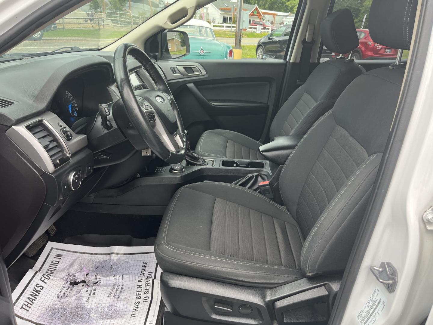 2019 White /Black Ford Ranger XLT SuperCrew 4WD (1FTER4FH5KL) with an 2.3L I4 DOHC 16V Turbo engine, Automatic transmission, located at 11115 Chardon Rd. , Chardon, OH, 44024, (440) 214-9705, 41.580246, -81.241943 - 2019 Ford Ranger XLT Crew Cab 4WD – Sporty Turbo Pickup with Off-Road Capability and Modern Safety! This 2019 Ford Ranger XLT Crew Cab 4WD is a capable and well-equipped midsize truck that offers strong performance and modern features. Powered by a responsive 2.3L Turbocharged EcoBoost I4 engine- Photo#17
