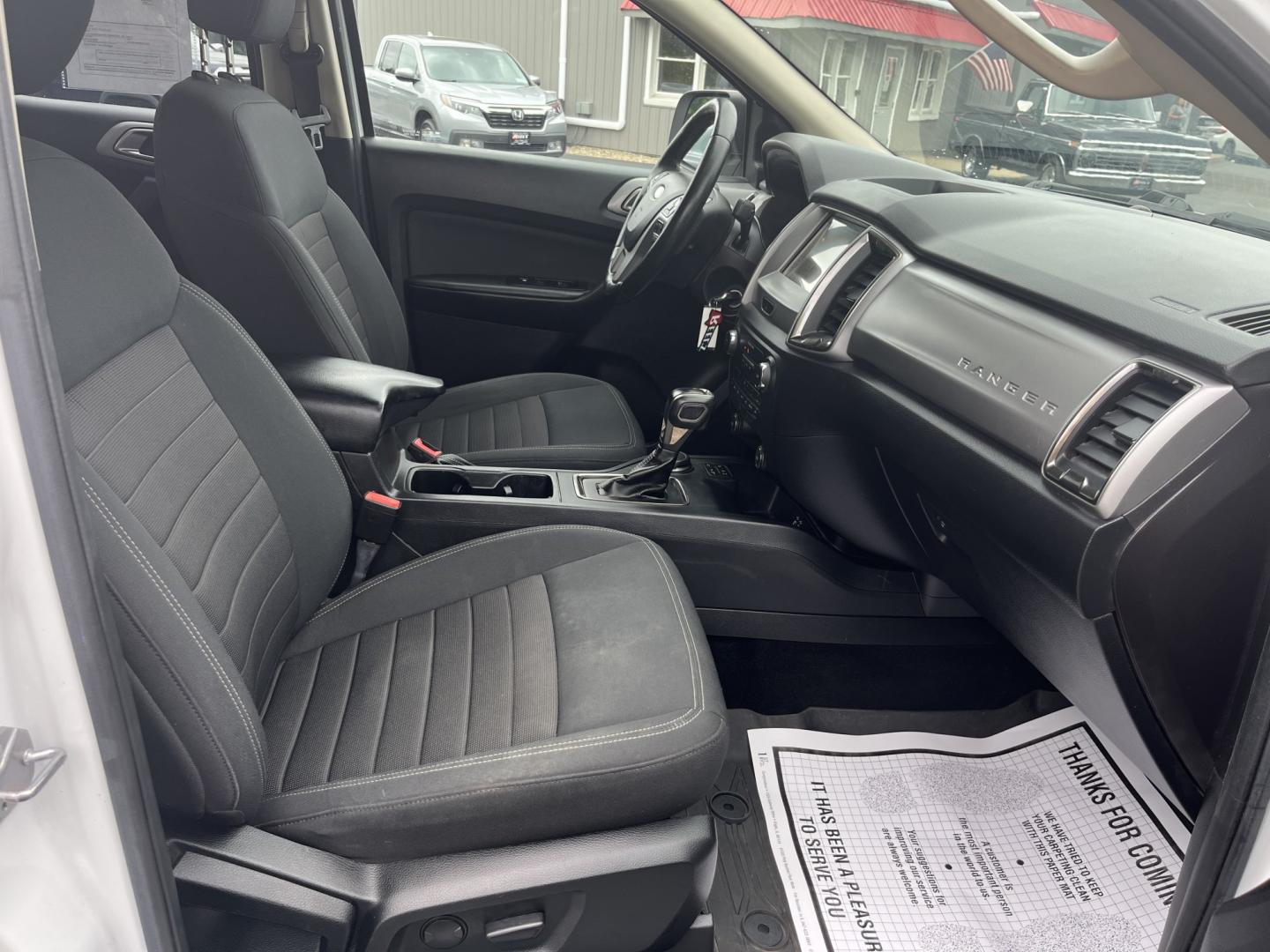 2019 White /Black Ford Ranger XLT SuperCrew 4WD (1FTER4FH5KL) with an 2.3L I4 DOHC 16V Turbo engine, Automatic transmission, located at 11115 Chardon Rd. , Chardon, OH, 44024, (440) 214-9705, 41.580246, -81.241943 - 2019 Ford Ranger XLT Crew Cab 4WD – Sporty Turbo Pickup with Off-Road Capability and Modern Safety! This 2019 Ford Ranger XLT Crew Cab 4WD is a capable and well-equipped midsize truck that offers strong performance and modern features. Powered by a responsive 2.3L Turbocharged EcoBoost I4 engine- Photo#34