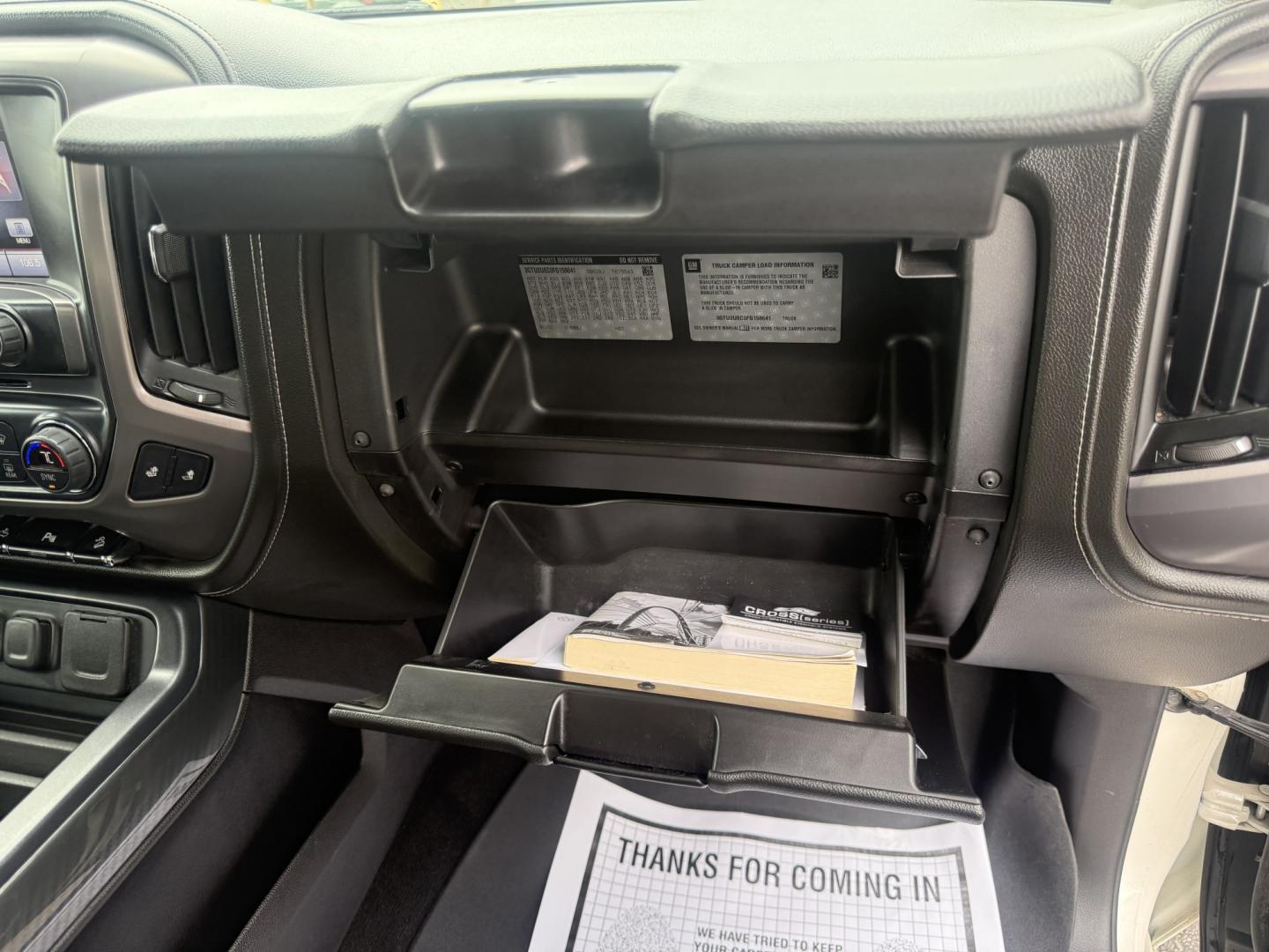 2015 White /Black GMC Sierra 1500 SLE Crew Cab Short Box 4WD (3GTU2UEC0FG) with an 5.3L V8 OHV 16V FFV engine, 6-Speed Automatic transmission, located at 547 E. Main St., Orwell, OH, 44076, (440) 437-5893, 41.535435, -80.847855 - 2015 GMC Sierra 1500 SLE Crew Cab 4WD – Strong V8 Power with Towing Capability and All-Terrain Package! This 2015 GMC Sierra 1500 SLE Crew Cab 4WD is a capable and well-equipped full-size truck that’s ready for work or weekend adventures. Powered by a strong 5.3L EcoTec3 V8 engine with flex fue- Photo#41