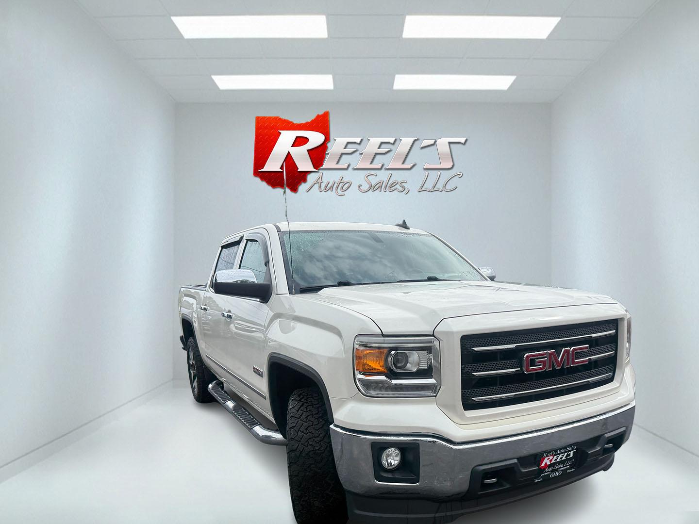 2015 White /Black GMC Sierra 1500 SLE Crew Cab Short Box 4WD (3GTU2UEC0FG) with an 5.3L V8 OHV 16V FFV engine, 6-Speed Automatic transmission, located at 547 E. Main St., Orwell, OH, 44076, (440) 437-5893, 41.535435, -80.847855 - 2015 GMC Sierra 1500 SLE Crew Cab 4WD – Strong V8 Power with Towing Capability and All-Terrain Package! This 2015 GMC Sierra 1500 SLE Crew Cab 4WD is a capable and well-equipped full-size truck that’s ready for work or weekend adventures. Powered by a strong 5.3L EcoTec3 V8 engine with flex fue- Photo#2