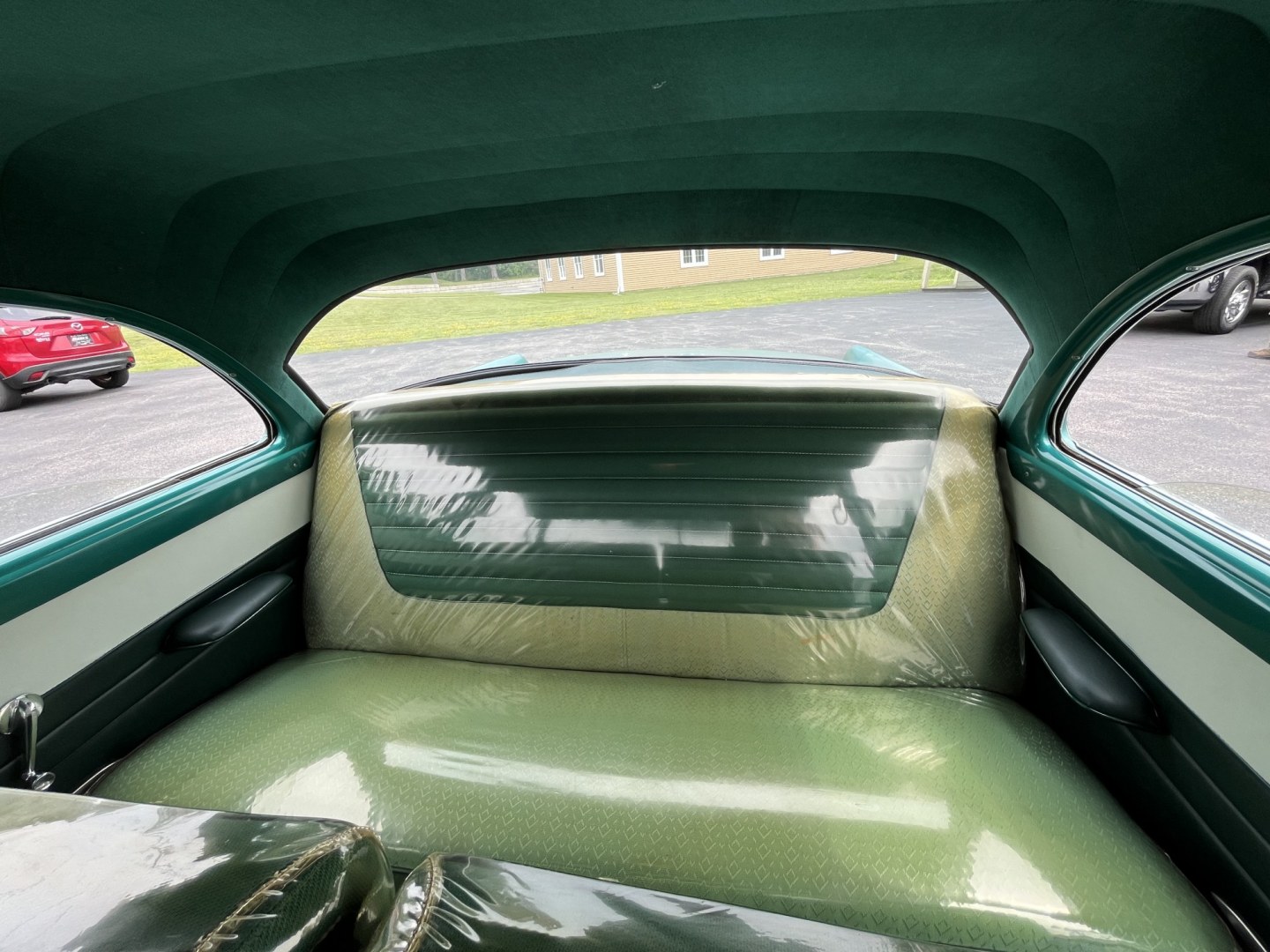 1955 Green /Green Mecury Custom Sedan (55WA49015M) , Automatc transmission, located at 11115 Chardon Rd. , Chardon, OH, 44024, (440) 214-9705, 41.580246, -81.241943- Photo#16