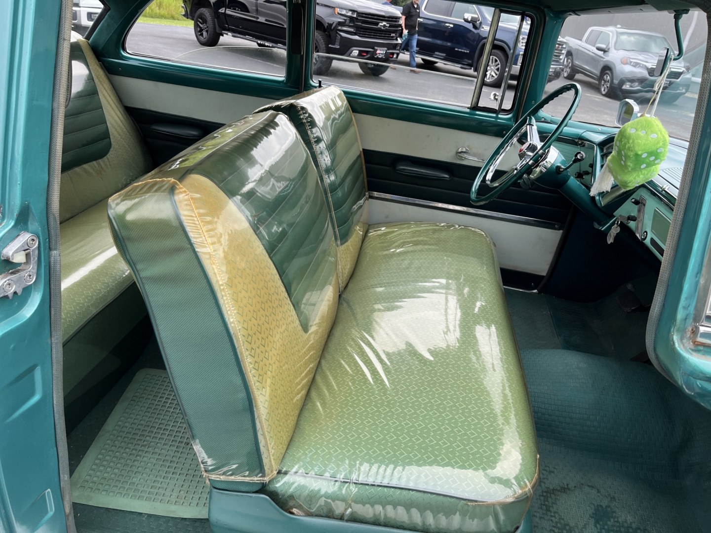 1955 Green /Green Mecury Custom Sedan (55WA49015M) , Automatc transmission, located at 11115 Chardon Rd. , Chardon, OH, 44024, (440) 214-9705, 41.580246, -81.241943- Photo#20