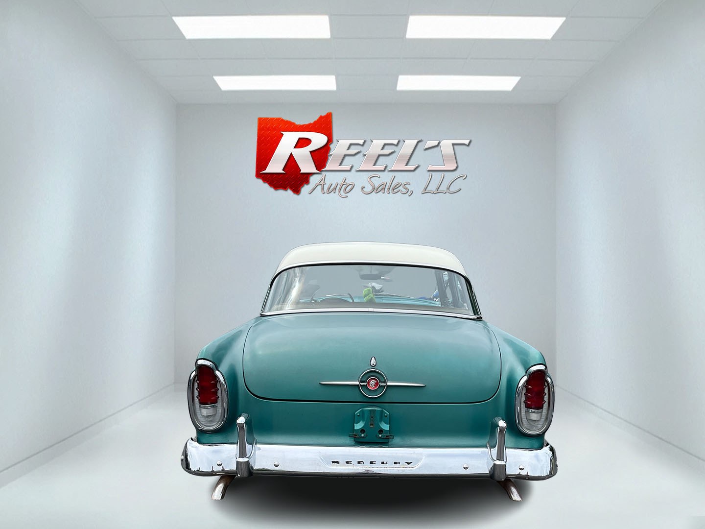 1955 Green /Green Mecury Custom Sedan (55WA49015M) , Automatc transmission, located at 11115 Chardon Rd. , Chardon, OH, 44024, (440) 214-9705, 41.580246, -81.241943- Photo#6