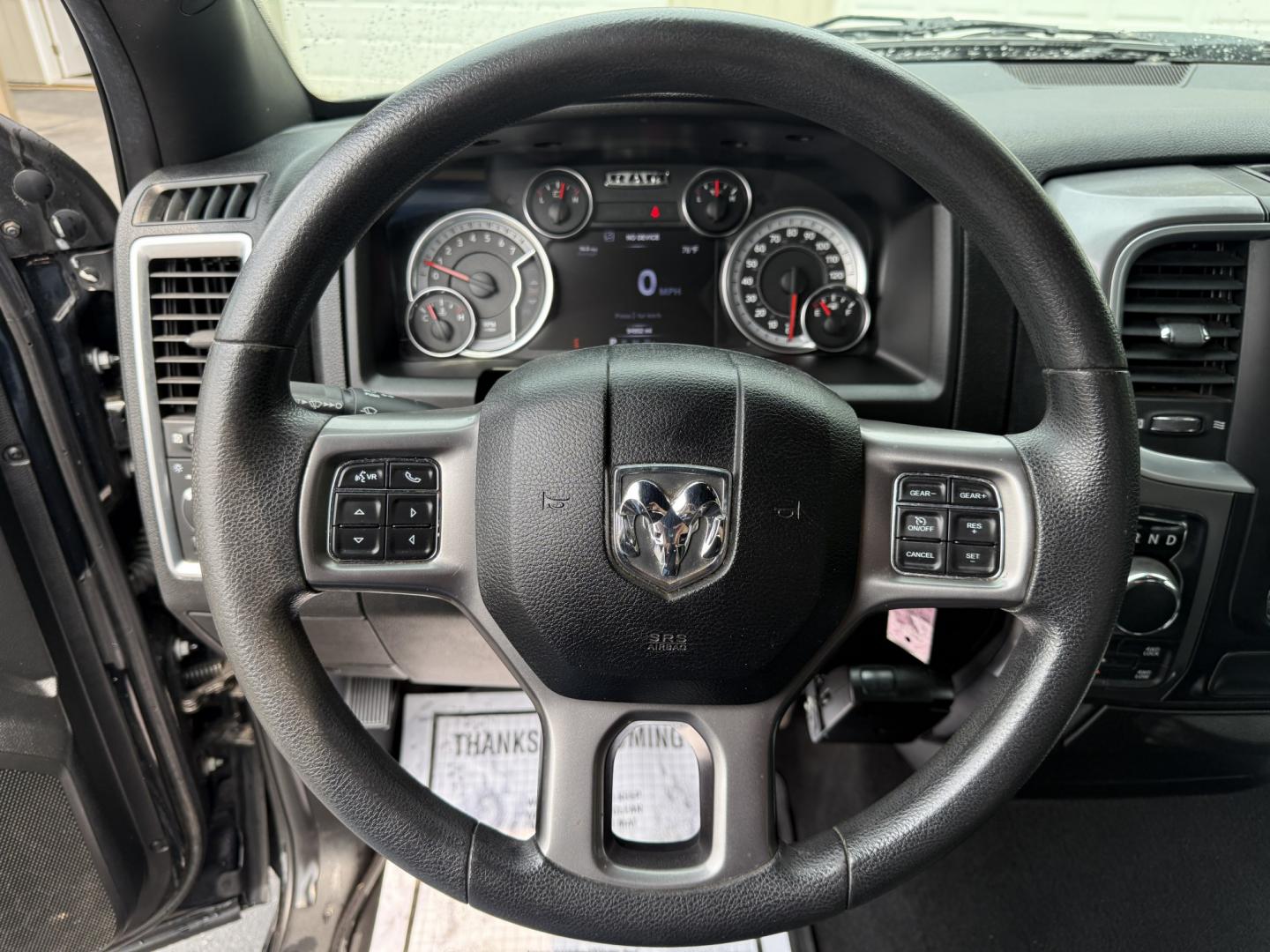 2021 Black /Black RAM 1500 Warlock Quad Cab 4WD (1C6RR7GG8MS) with an 3.6L V6 DOHC 24V engine, Automatic transmission, located at 547 E. Main St., Orwell, OH, 44076, (440) 437-5893, 41.535435, -80.847855 - 2021 Ram 1500 Classic Warlock Quad Cab 4WD – Rugged Style with Fresh All-Terrain Tires and Modern Tech! This 2021 Ram 1500 Classic Warlock Quad Cab 4WD is a bold, capable full-size truck that offers strong performance and modern convenience. Powered by a smooth 3.6L Pentastar V6 engine paired wit- Photo#16