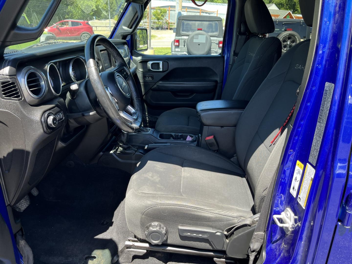 2018 Blue /Black Jeep Wrangler JL Unlimited Sahara (1C4HJXEGXJW) with an 3.6L V6 DOHC 24V engine, Automatic transmission, located at 547 E. Main St., Orwell, OH, 44076, (440) 437-5893, 41.535435, -80.847855 - 2018 Jeep Wrangler Unlimited Sahara 4WD – Iconic Off-Roader with Fresh All-Terrain Tires and Modern Features! This 2018 Jeep Wrangler Unlimited Sahara is a clean and capable 4-door that’s ready for trails or daily driving. Powered by the reliable 3.6L Pentastar V6 engine paired with a smooth 8-- Photo#19