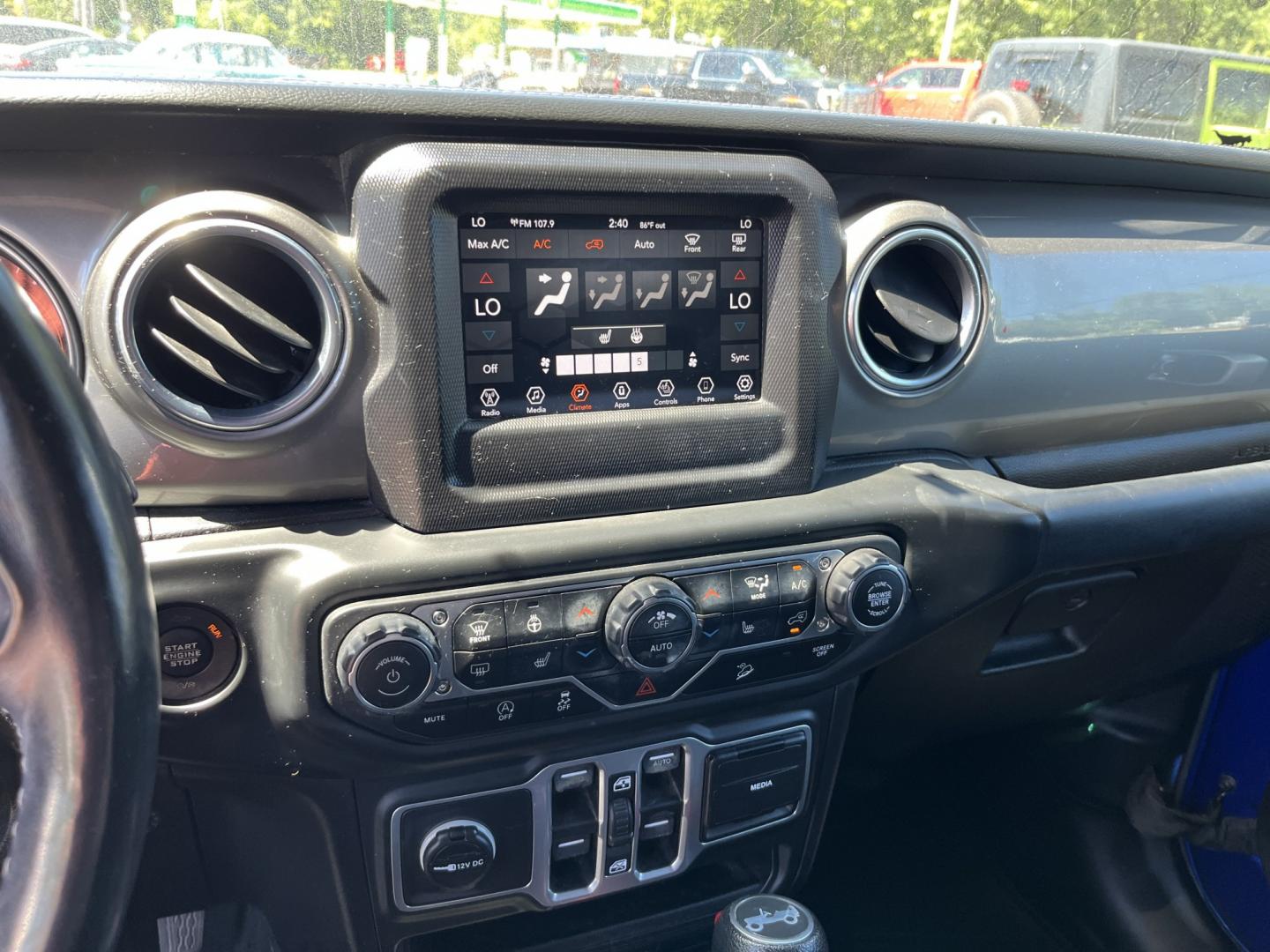 2018 Blue /Black Jeep Wrangler JL Unlimited Sahara (1C4HJXEGXJW) with an 3.6L V6 DOHC 24V engine, Automatic transmission, located at 547 E. Main St., Orwell, OH, 44076, (440) 437-5893, 41.535435, -80.847855 - 2018 Jeep Wrangler Unlimited Sahara 4WD – Iconic Off-Roader with Fresh All-Terrain Tires and Modern Features! This 2018 Jeep Wrangler Unlimited Sahara is a clean and capable 4-door that’s ready for trails or daily driving. Powered by the reliable 3.6L Pentastar V6 engine paired with a smooth 8-- Photo#24