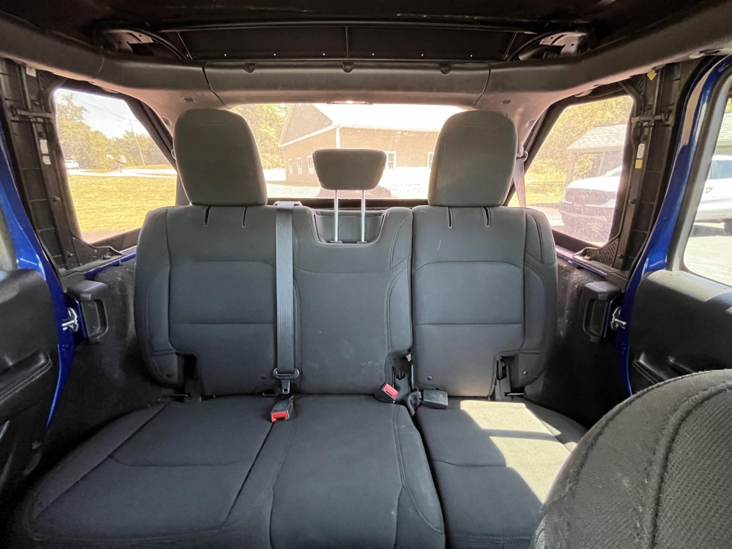 2018 Blue /Black Jeep Wrangler JL Unlimited Sahara (1C4HJXEGXJW) with an 3.6L V6 DOHC 24V engine, Automatic transmission, located at 547 E. Main St., Orwell, OH, 44076, (440) 437-5893, 41.535435, -80.847855 - 2018 Jeep Wrangler Unlimited Sahara 4WD – Iconic Off-Roader with Fresh All-Terrain Tires and Modern Features! This 2018 Jeep Wrangler Unlimited Sahara is a clean and capable 4-door that’s ready for trails or daily driving. Powered by the reliable 3.6L Pentastar V6 engine paired with a smooth 8-- Photo#29