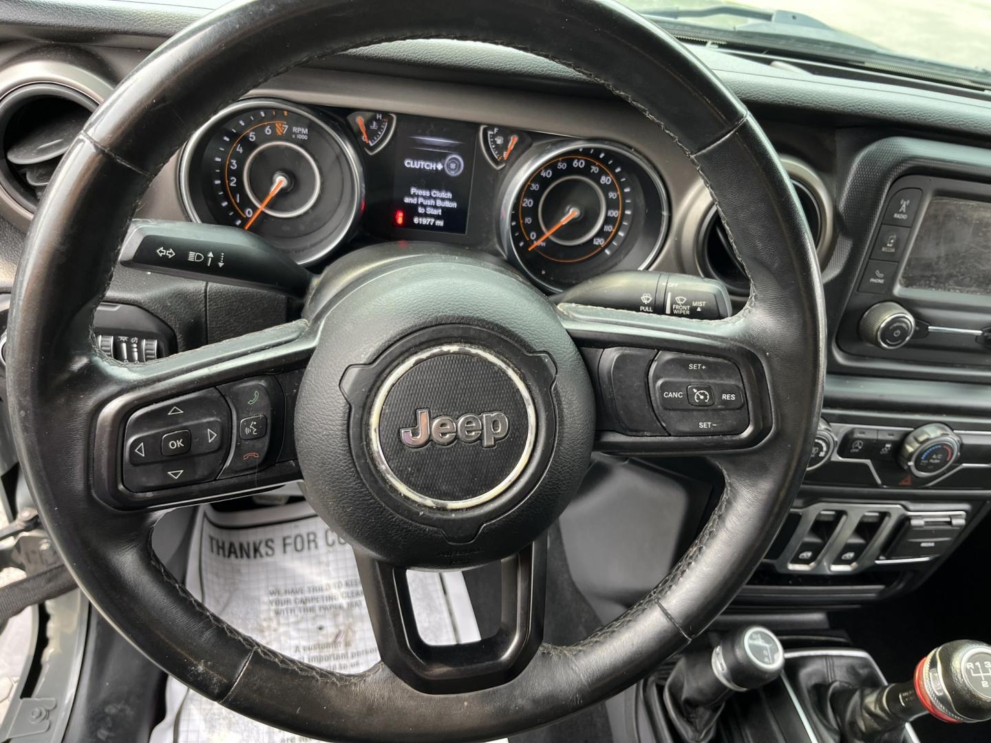 2019 Gray /Black Jeep Wrangler Sport 4WD (1C4GJXAG2KW) with an 3.6L V6 DOHC 24V FFV engine, 6 Speed Manual transmission, located at 11115 Chardon Rd. , Chardon, OH, 44024, (440) 214-9705, 41.580246, -81.241943 - 2019 Jeep Wrangler Sport S 4WD – Iconic Off-Roader with Manual Transmission and Fresh All-Terrain Tires! This 2019 Jeep Wrangler Sport S is a clean and capable 2-door that’s ready for trails or daily driving. Powered by the reliable 3.6L Pentastar V6 engine paired with a fun 6-speed manual tran- Photo#17