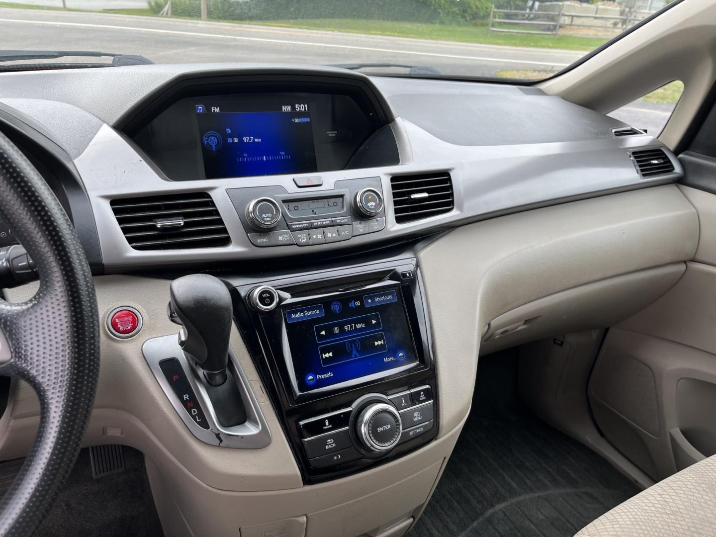 2016 White /Gray Honda Odyssey EX (5FNRL5H49GB) with an 3.5L V6 SOHC 24V engine, Automatic transmission, located at 11115 Chardon Rd. , Chardon, OH, 44024, (440) 214-9705, 41.580246, -81.241943 - 2016 Honda Odyssey EX – Spacious Family Minivan with Reliable V6 Power and Modern Features! This 2016 Honda Odyssey EX is a practical and family-friendly minivan that offers generous space and dependable performance. Powered by a smooth 3.5L V6 engine paired with a responsive 6-speed automatic tr- Photo#24
