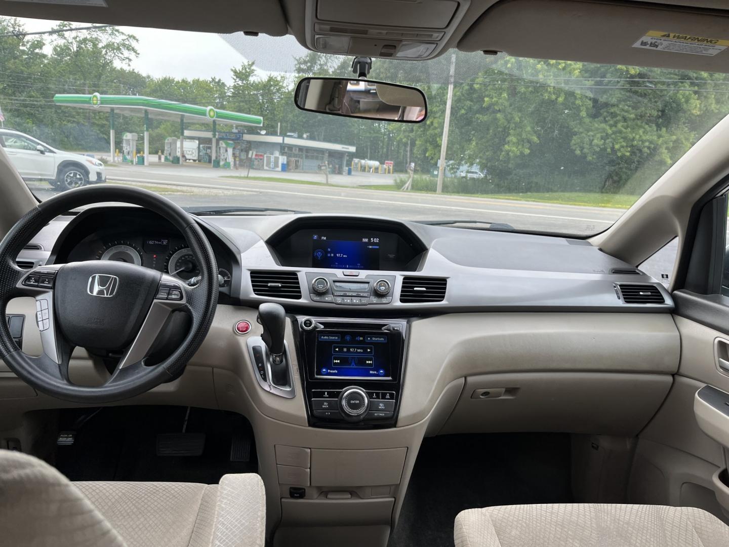 2016 White /Gray Honda Odyssey EX (5FNRL5H49GB) with an 3.5L V6 SOHC 24V engine, Automatic transmission, located at 11115 Chardon Rd. , Chardon, OH, 44024, (440) 214-9705, 41.580246, -81.241943 - 2016 Honda Odyssey EX – Spacious Family Minivan with Reliable V6 Power and Modern Features! This 2016 Honda Odyssey EX is a practical and family-friendly minivan that offers generous space and dependable performance. Powered by a smooth 3.5L V6 engine paired with a responsive 6-speed automatic tr- Photo#32