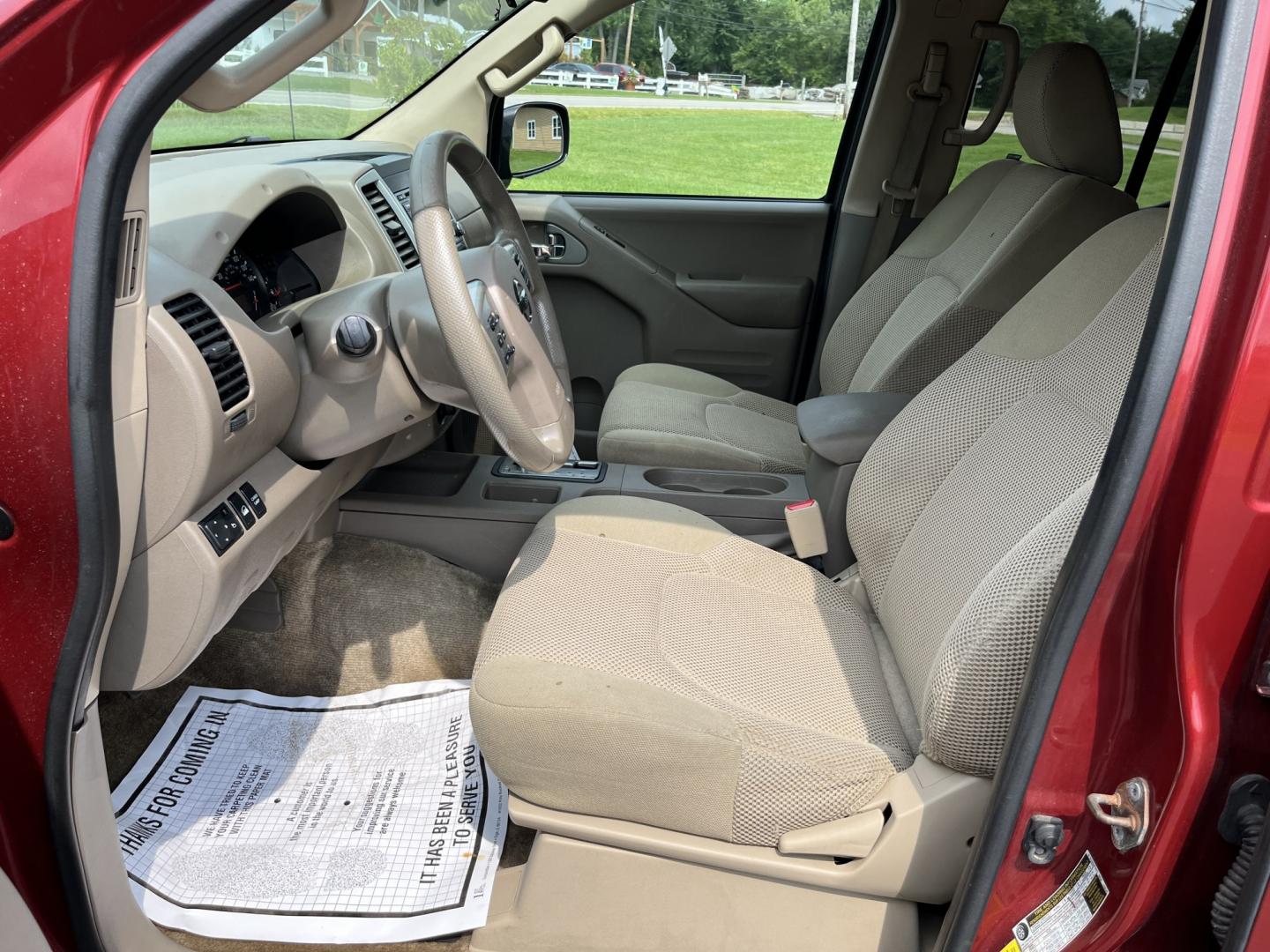 2016 Red /Gray Nissan Frontier SV Crew Cab 5AT 4WD (1N6AD0EV3GN) with an 4.0L V6 DOHC 24V engine, Automatic transmission, located at 11115 Chardon Rd. , Chardon, OH, 44024, (440) 214-9705, 41.580246, -81.241943 - 2016 Nissan Frontier SV Crew Cab 4WD – Reliable Midsize Truck with Strong V6 Power and Towing Capability! This 2016 Nissan Frontier SV Crew Cab 4WD is a tough, practical midsize truck that’s ready for work or weekend adventures. Powered by a proven 4.0L V6 engine producing 261 HP and 281 lb-ft- Photo#18
