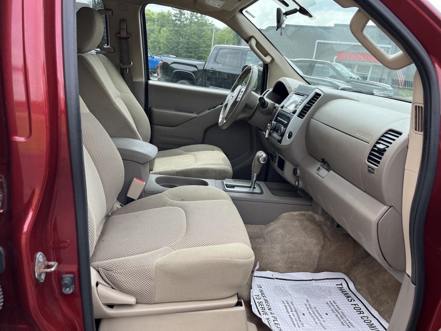 2016 Red /Gray Nissan Frontier SV Crew Cab 5AT 4WD (1N6AD0EV3GN) with an 4.0L V6 DOHC 24V engine, Automatic transmission, located at 11115 Chardon Rd. , Chardon, OH, 44024, (440) 214-9705, 41.580246, -81.241943 - 2016 Nissan Frontier SV Crew Cab 4WD – Reliable Midsize Truck with Strong V6 Power and Towing Capability! This 2016 Nissan Frontier SV Crew Cab 4WD is a tough, practical midsize truck that’s ready for work or weekend adventures. Powered by a proven 4.0L V6 engine producing 261 HP and 281 lb-ft- Photo#32