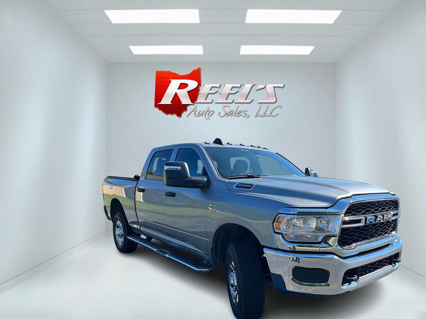 2024 Silver /Black RAM 2500 Tradesman Crew Cab SWB 4WD (3C6UR5CL9RG) with an 6.7L I6 OHV 24V TURBO DIESEL engine, Automatic transmission, located at 11115 Chardon Rd. , Chardon, OH, 44024, (440) 214-9705, 41.580246, -81.241943 - 2024 Ram 2500 Tradesman Crew Cab 4WD – Heavy-Duty Cummins Power with Massive Towing and One-Owner History! This 2024 Ram 2500 Tradesman Crew Cab 4WD is a tough, work-ready heavy-duty truck with impressive capability and one-owner history. Powered by the powerful 6.7L I6 Cummins engine producing 3- Photo#2