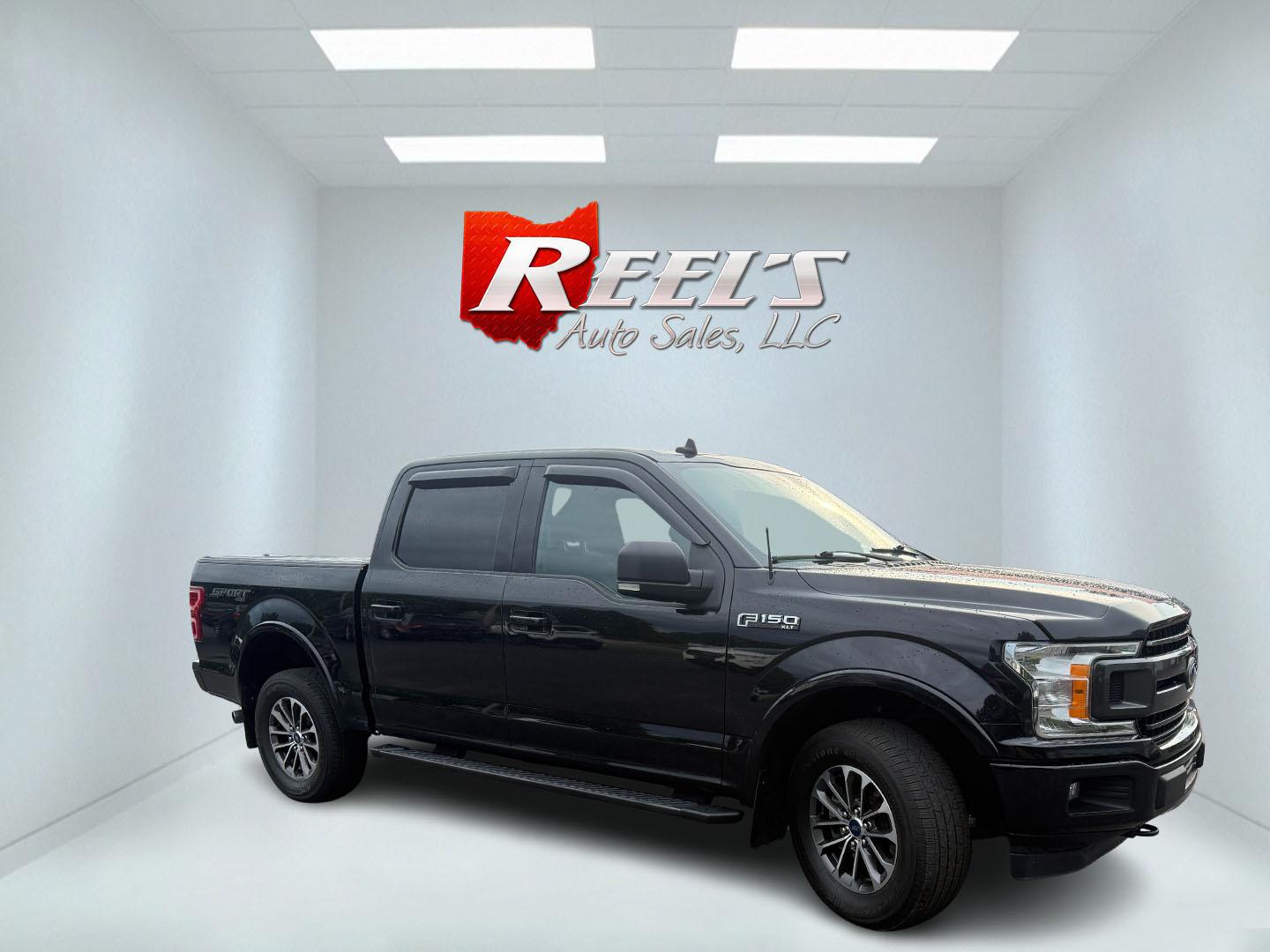 2019 Black /Black Ford F-150 XLT SuperCrew 5.5-ft. Bed 4WD (1FTEW1E51KF) with an 5.0L V8 OHV 32V engine, Automatic transmission, located at 547 E. Main St., Orwell, OH, 44076, (440) 437-5893, 41.535435, -80.847855 - 2019 Ford F-150 XLT Crew Cab 4WD – Strong Coyote V8 Power with Sport Appearance and Snow Plow Prep! This 2019 Ford F-150 XLT Crew Cab 4WD is a capable and well-equipped full-size truck that offers serious performance and practical features. Powered by the potent 5.0L Coyote V8 engine producing 39- Photo#4