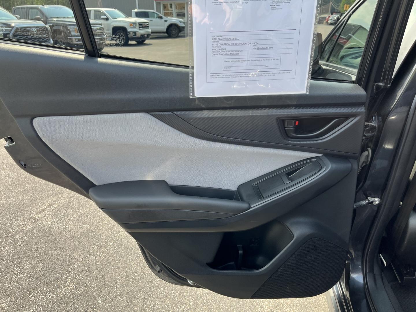 2019 Gray /Black Subaru Crosstrek 2.0i Base W/ EyesightCVT (JF2GTABC4KH) with an 2.0L H4 DOHC 16V engine, Automatic transmission, located at 11115 Chardon Rd. , Chardon, OH, 44024, (440) 214-9705, 41.580246, -81.241943 - 2019 Subaru Crosstrek 2.0i – Practical AWD Confidence for Everyday Driving If you want a compact crossover that feels capable without being oversized or complicated, this 2019 Subaru Crosstrek 2.0i is worth a close look. The 2.0L engine pairs with Subaru’s full-time Symmetrical All-Wheel Drive- Photo#27
