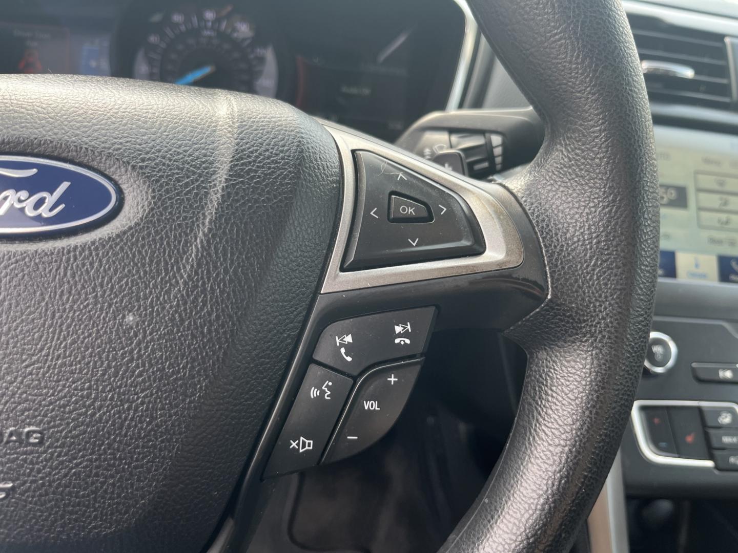 2020 Blue /Black Ford Fusion SE AWD (3FA6P0T99LR) with an 2.0L I4 DOHC 16V Turbo engine, Automatic transmission, located at 11115 Chardon Rd. , Chardon, OH, 44024, (440) 214-9705, 41.580246, -81.241943 - 2020 Ford Fusion SE AWD – Efficient Turbo Sedan with Fresh Tires and Advanced Safety Features! This 2020 Ford Fusion SE AWD is a stylish and capable midsize sedan that offers strong performance and confident all-weather handling. Powered by a responsive 2.0L Turbocharged EcoBoost I4 engine paired- Photo#21