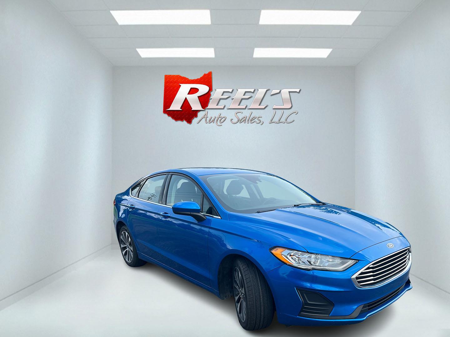 2020 Blue /Black Ford Fusion SE AWD (3FA6P0T99LR) with an 2.0L I4 DOHC 16V Turbo engine, Automatic transmission, located at 11115 Chardon Rd. , Chardon, OH, 44024, (440) 214-9705, 41.580246, -81.241943 - 2020 Ford Fusion SE AWD – Efficient Turbo Sedan with Fresh Tires and Advanced Safety Features! This 2020 Ford Fusion SE AWD is a stylish and capable midsize sedan that offers strong performance and confident all-weather handling. Powered by a responsive 2.0L Turbocharged EcoBoost I4 engine paired- Photo#2