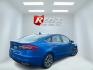 2020 Blue /Black Ford Fusion SE AWD (3FA6P0T99LR) with an 2.0L I4 DOHC 16V Turbo engine, Automatic transmission, located at 11115 Chardon Rd. , Chardon, OH, 44024, (440) 214-9705, 41.580246, -81.241943 - 2020 Ford Fusion SE AWD – Efficient Turbo Sedan with Fresh Tires and Advanced Safety Features! This 2020 Ford Fusion SE AWD is a stylish and capable midsize sedan that offers strong performance and confident all-weather handling. Powered by a responsive 2.0L Turbocharged EcoBoost I4 engine paired- Photo#6