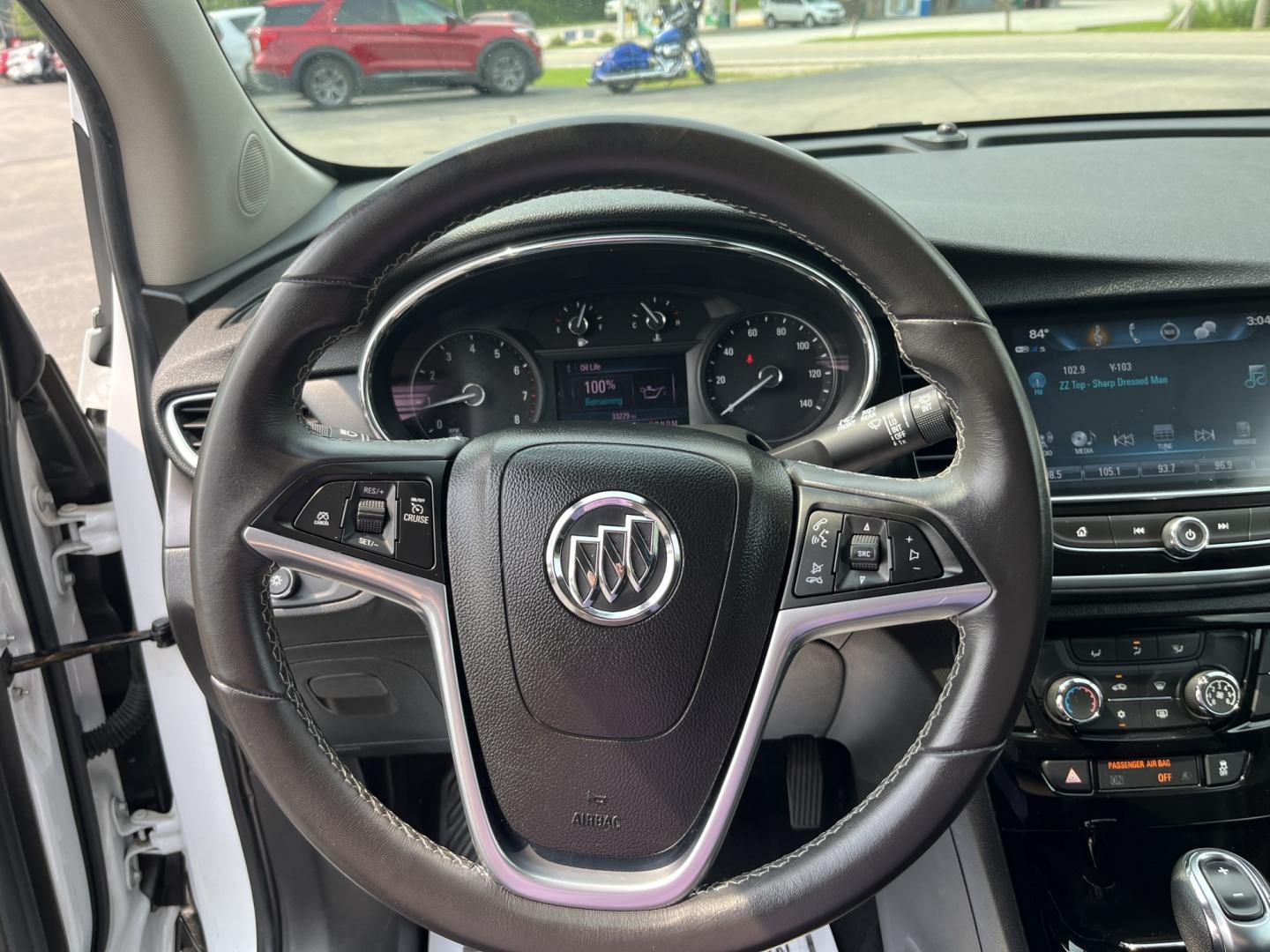 2020 White /Black Buick Encore Preferred AWD (KL4CJESB3LB) with an 1.4L I4 DOHC 16V TURBO engine, Automatic transmission, located at 11115 Chardon Rd. , Chardon, OH, 44024, (440) 214-9705, 41.580246, -81.241943 - 2020 Buick Encore Preferred AWD – Small Footprint, Refined Feel Not every driver needs a large SUV. This 2020 Buick Encore Preferred AWD proves that a compact crossover can still feel upscale and capable. The 1.4L Turbocharged EcoTec engine and 6-speed automatic provide smooth, efficient power, r- Photo#19