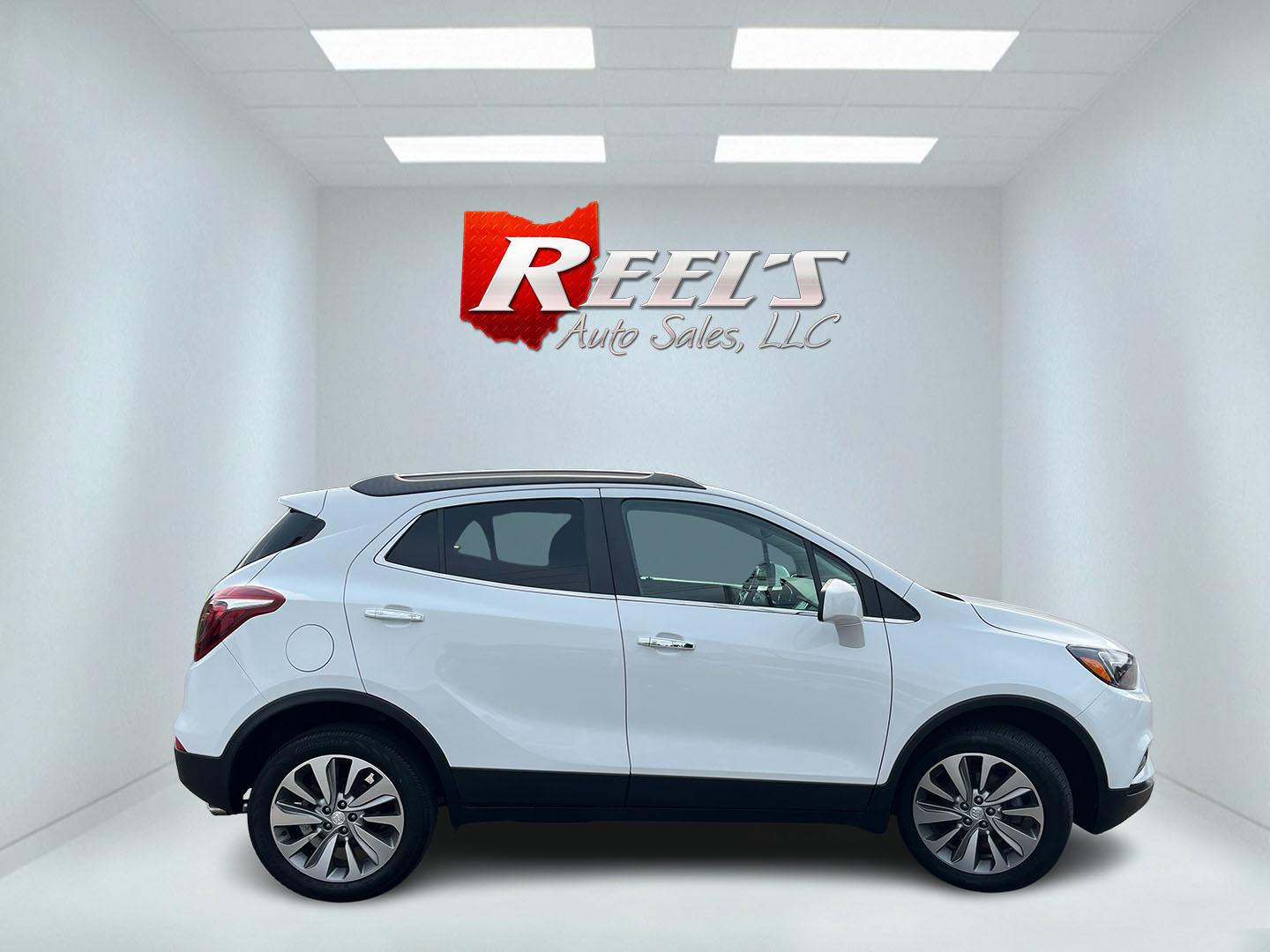2020 White /Black Buick Encore Preferred AWD (KL4CJESB3LB) with an 1.4L I4 DOHC 16V TURBO engine, Automatic transmission, located at 11115 Chardon Rd. , Chardon, OH, 44024, (440) 214-9705, 41.580246, -81.241943 - 2020 Buick Encore Preferred AWD – Small Footprint, Refined Feel Not every driver needs a large SUV. This 2020 Buick Encore Preferred AWD proves that a compact crossover can still feel upscale and capable. The 1.4L Turbocharged EcoTec engine and 6-speed automatic provide smooth, efficient power, r- Photo#6