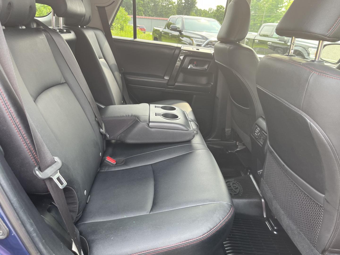 2021 Blue /Black Toyota 4Runner TRD Off-road Premium 4WD (JTERU5JR0M5) with an 4.0L V6 DOHC 24V engine, Automatic transmission, located at 11115 Chardon Rd. , Chardon, OH, 44024, (440) 214-9705, 41.580246, -81.241943- Photo#34