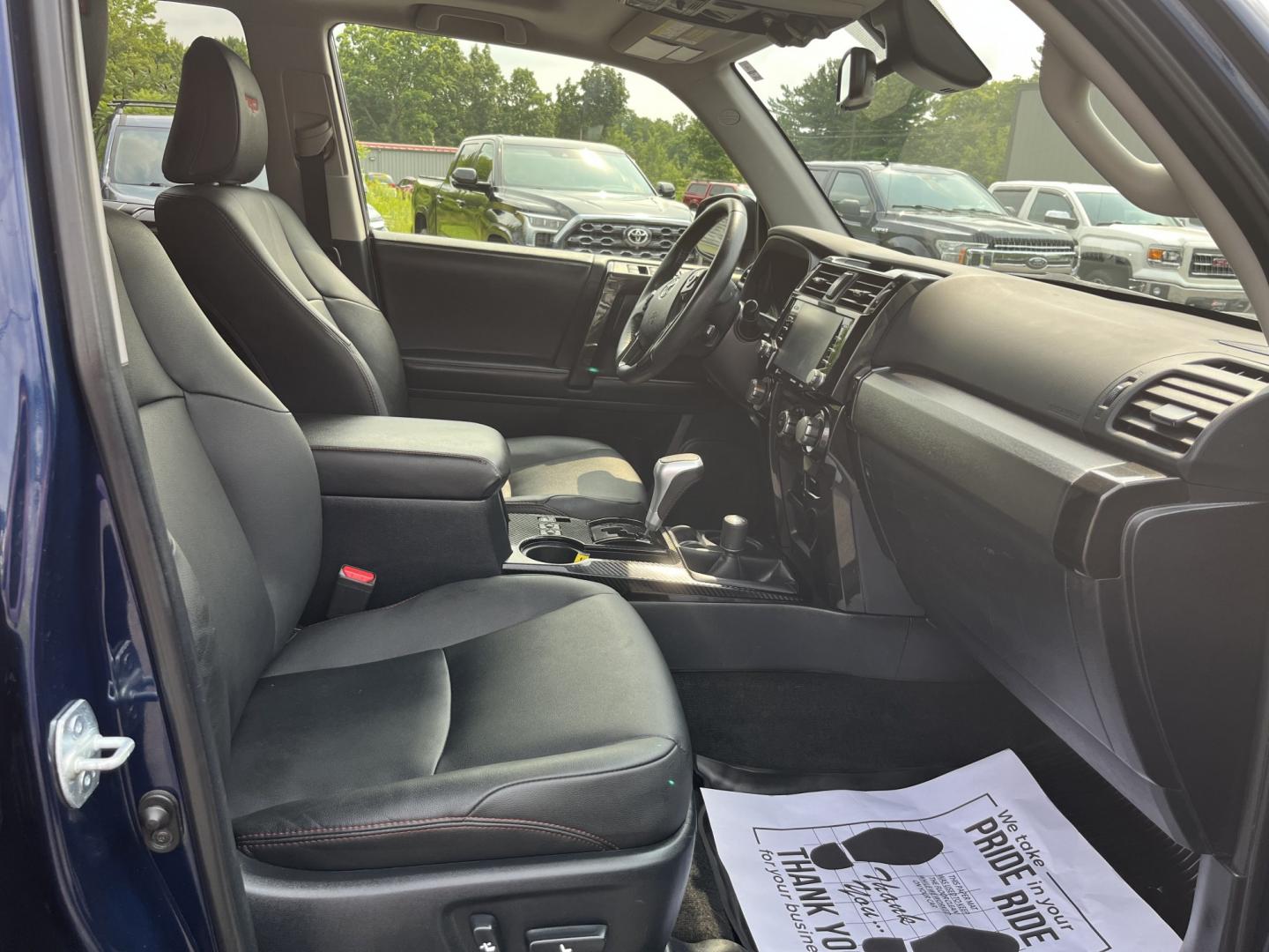 2021 Blue /Black Toyota 4Runner TRD Off-road Premium 4WD (JTERU5JR0M5) with an 4.0L V6 DOHC 24V engine, Automatic transmission, located at 11115 Chardon Rd. , Chardon, OH, 44024, (440) 214-9705, 41.580246, -81.241943- Photo#36