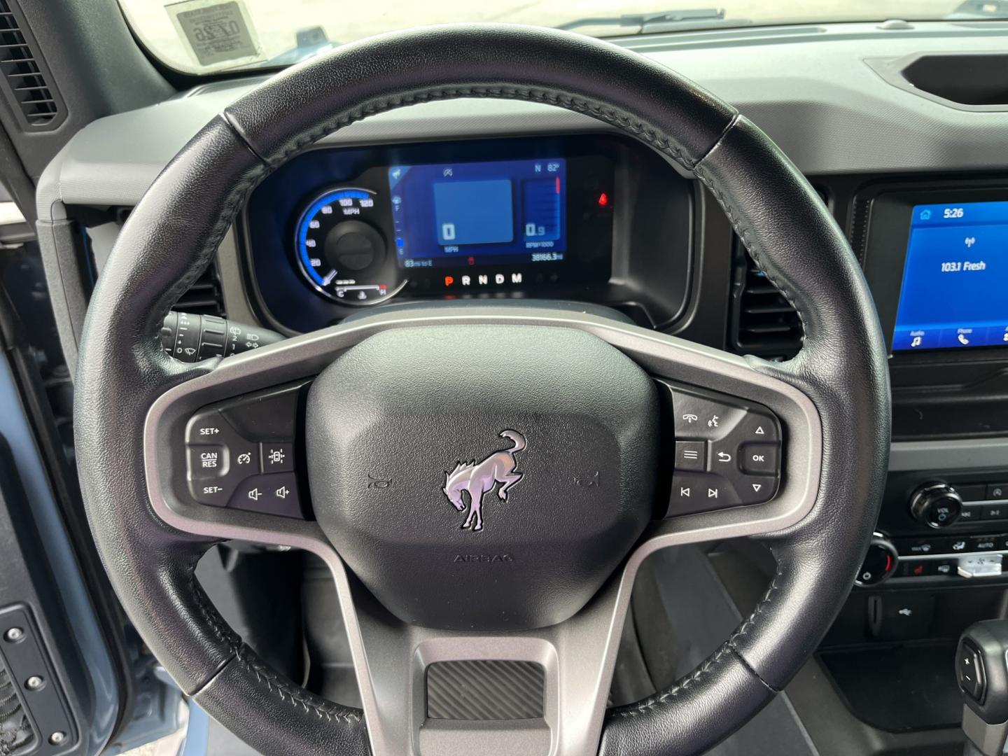 2023 Gray /Black Ford Bronco Black Diamond 4-Door (1FMDE5BH5PL) with an 2.3L I4 Turbo engine, Automatic transmission, located at 11115 Chardon Rd. , Chardon, OH, 44024, (440) 214-9705, 41.580246, -81.241943 - 2023 Ford Bronco Black Diamond 4WD – Rugged Off-Road Icon with Turbo Power and Modern Features! This 2023 Ford Bronco Black Diamond 4WD is a capable and adventure-ready SUV that offers serious off-road performance and everyday usability. Powered by a responsive 2.3L Turbocharged EcoBoost I4 engin- Photo#19
